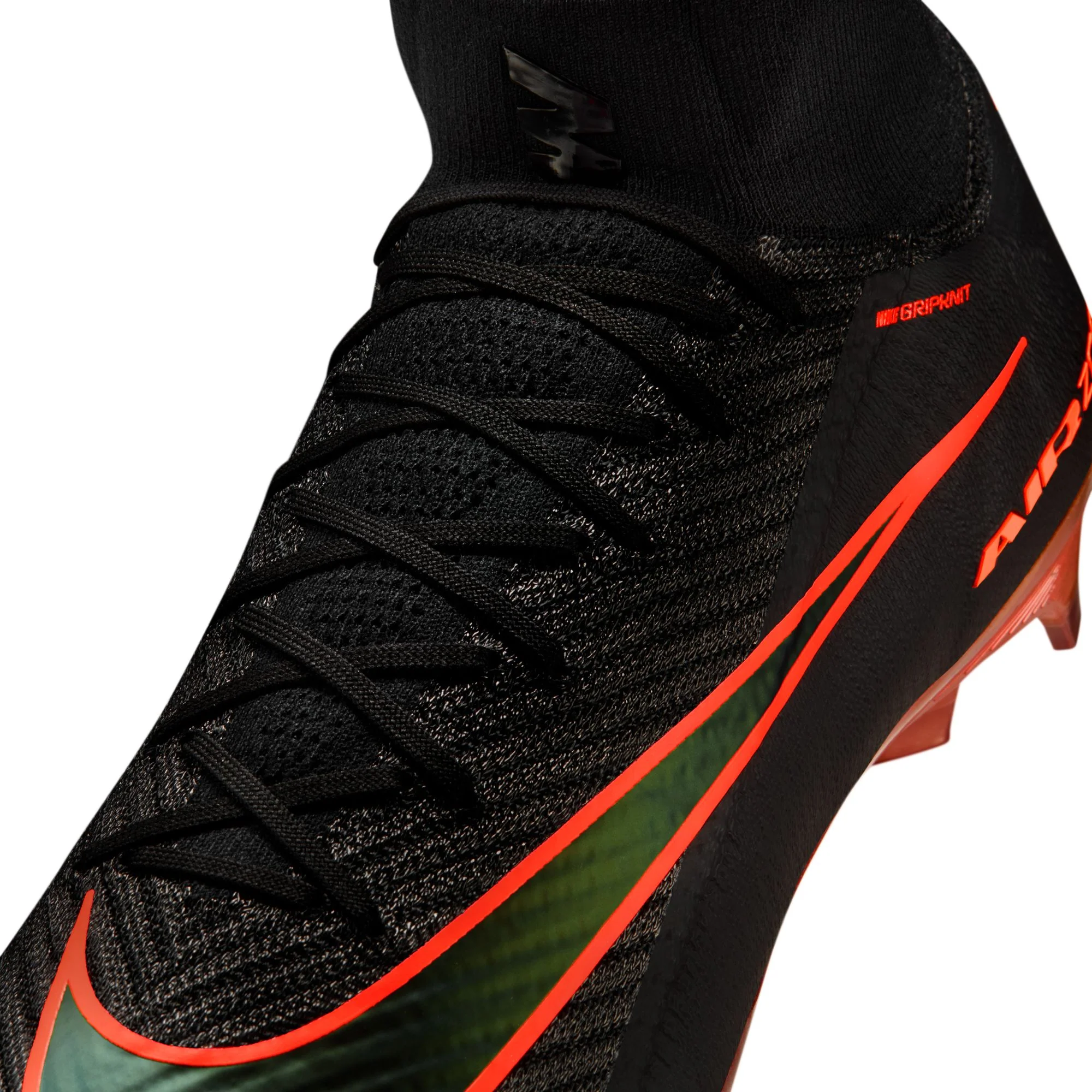 Nike Air Zoom Mercurial Superfly 10 Elite LV8 FG Firm Ground Soccer Cleats- Black/Hyper Crimson - Image 8