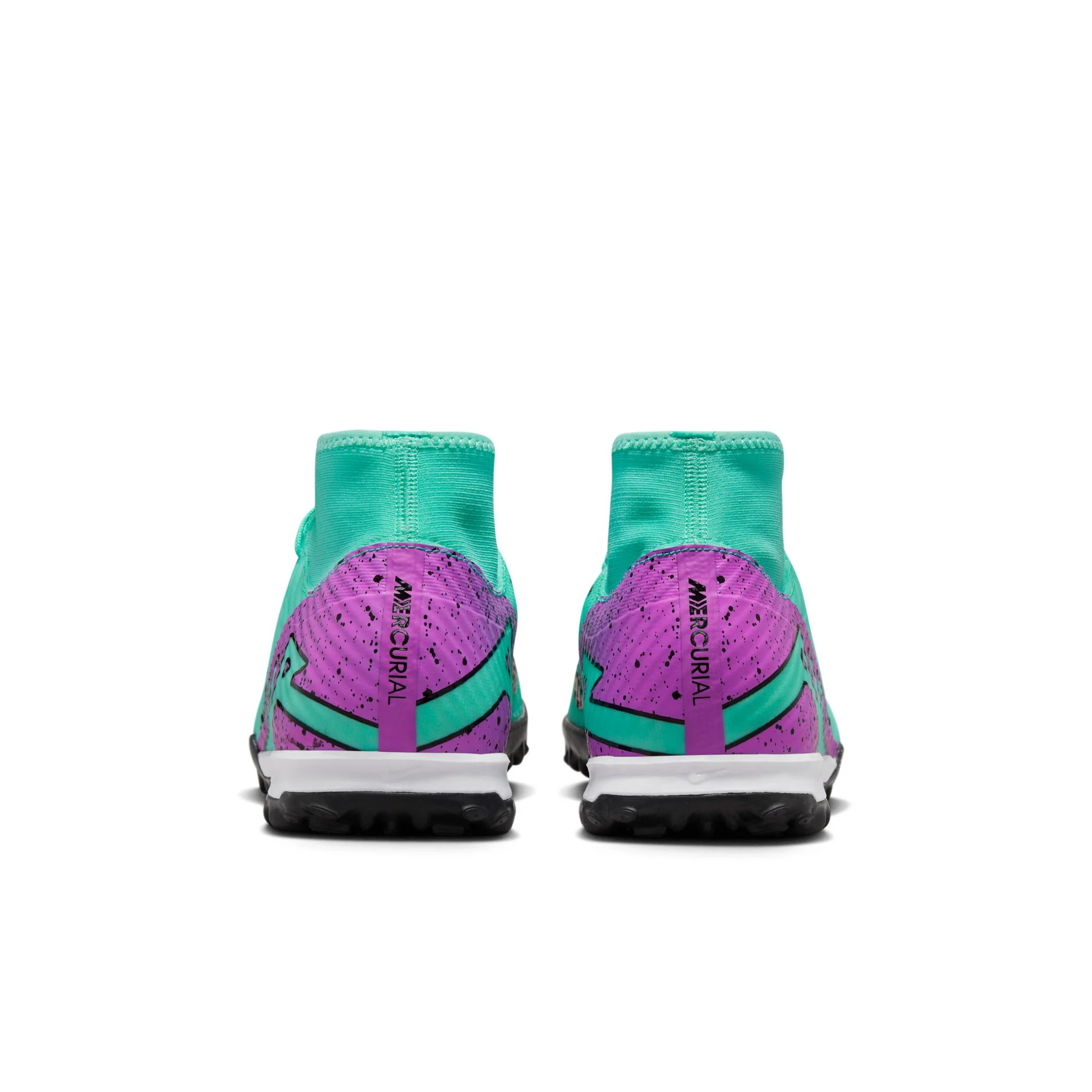 Nike Air Zoom Mercurial Superfly 9 Academy TF Turf Soccer Shoe - Hyper Turquoise/Fuchsia Dream/Black/White - Image 5
