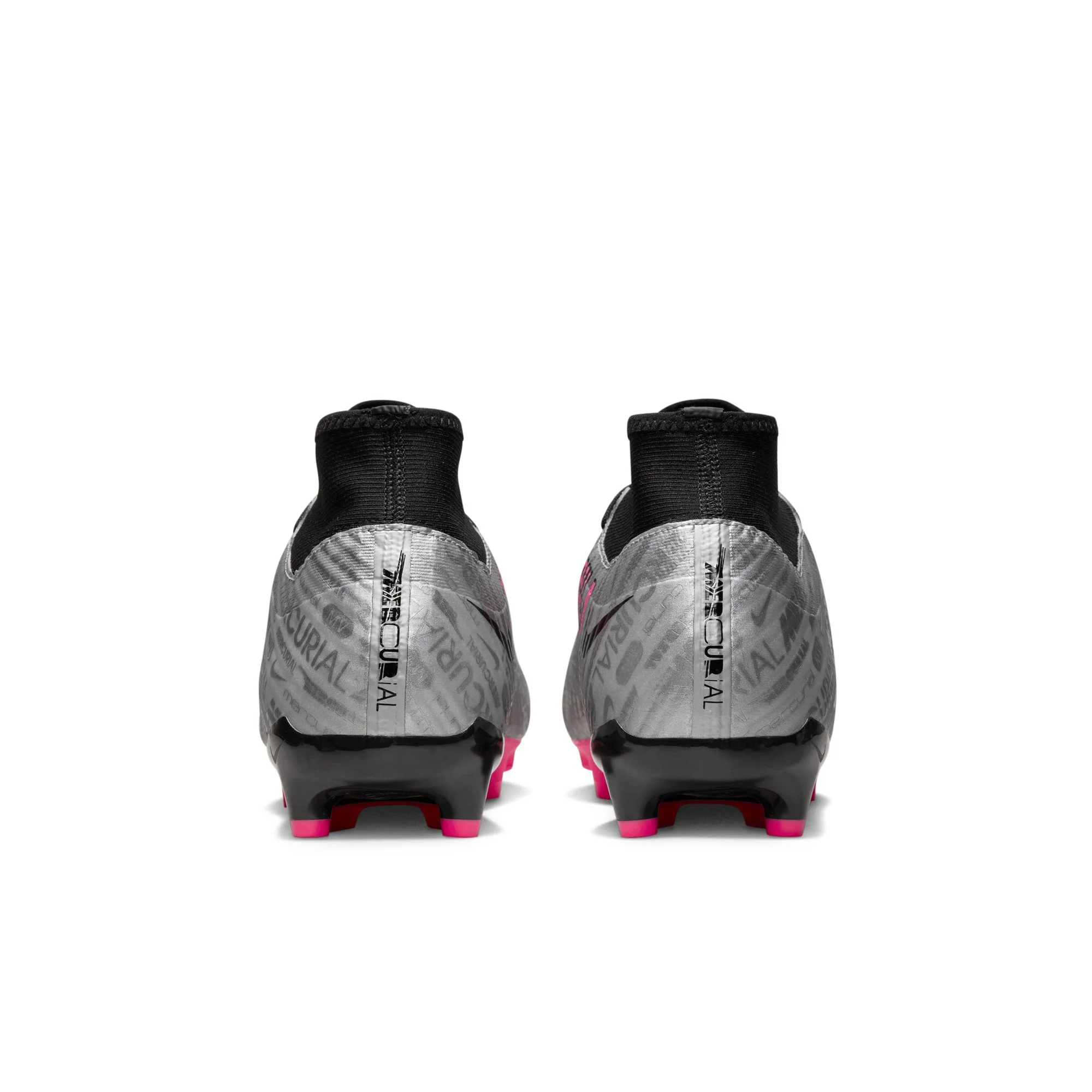 Nike Air Zoom Mercurial Superfly 9 Academy XXV FG/MG Soccer Cleat - MetallicSilver/HyperPink/Black/Volt - Image 5