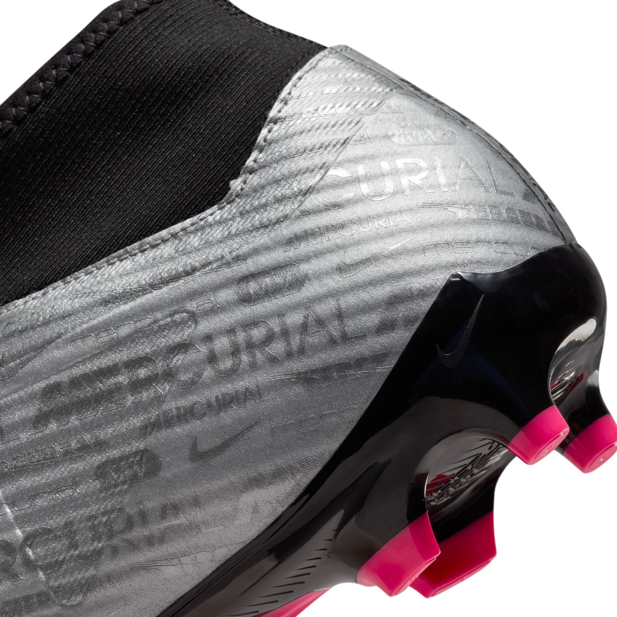 Nike Air Zoom Mercurial Superfly 9 Academy XXV FG/MG Soccer Cleat - MetallicSilver/HyperPink/Black/Volt - Image 8