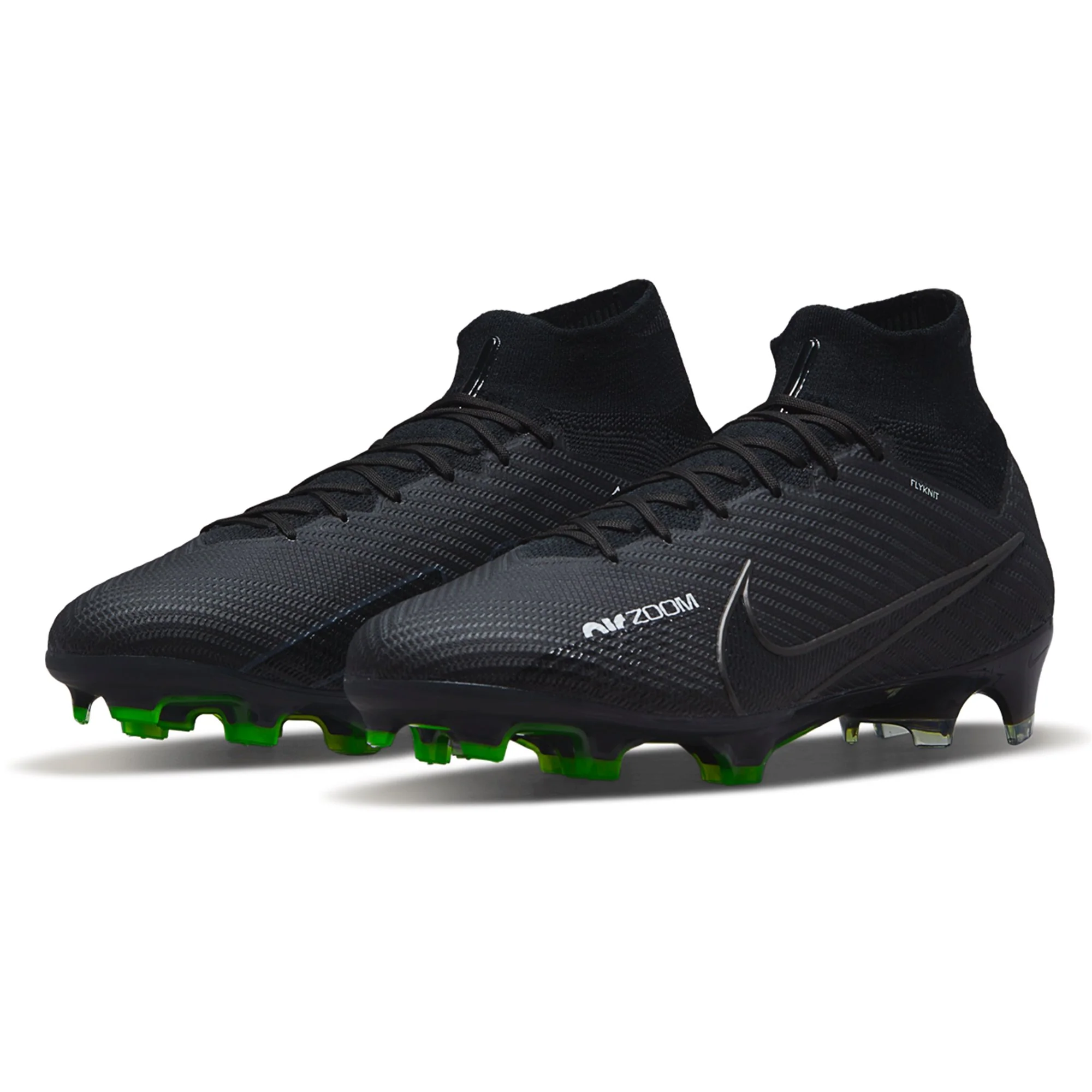 Nike Air Zoom Mercurial Superfly 9 Elite FG Firm Ground Soccer Cleat - Black/Dark Smoke Grey/Summit White/Bright Crimson - Image 4