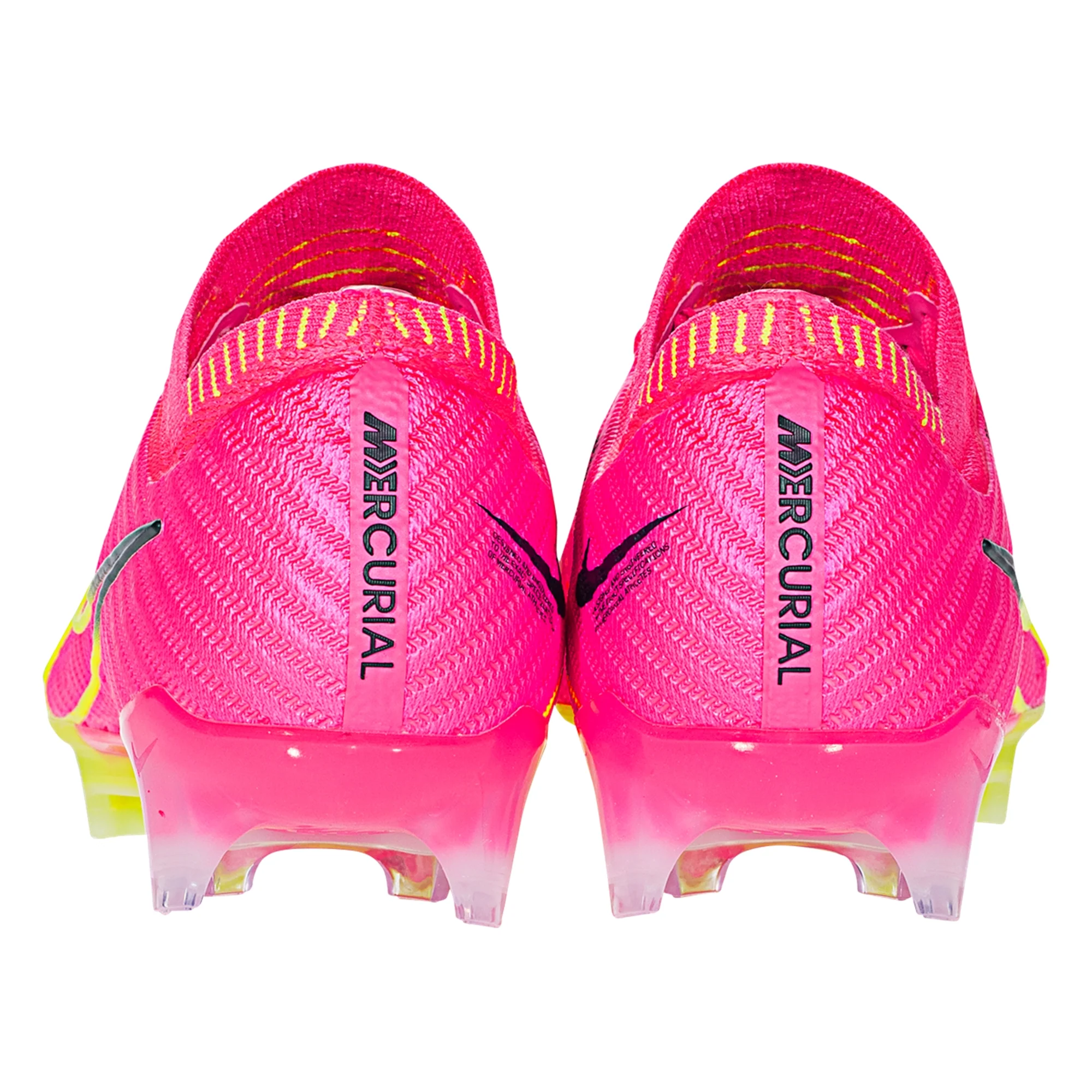 Nike Air Zoom Mercurial Vapor 15 Elite FG Soccer Cleat - Pink/Yellow/Dark Grey - Image 6