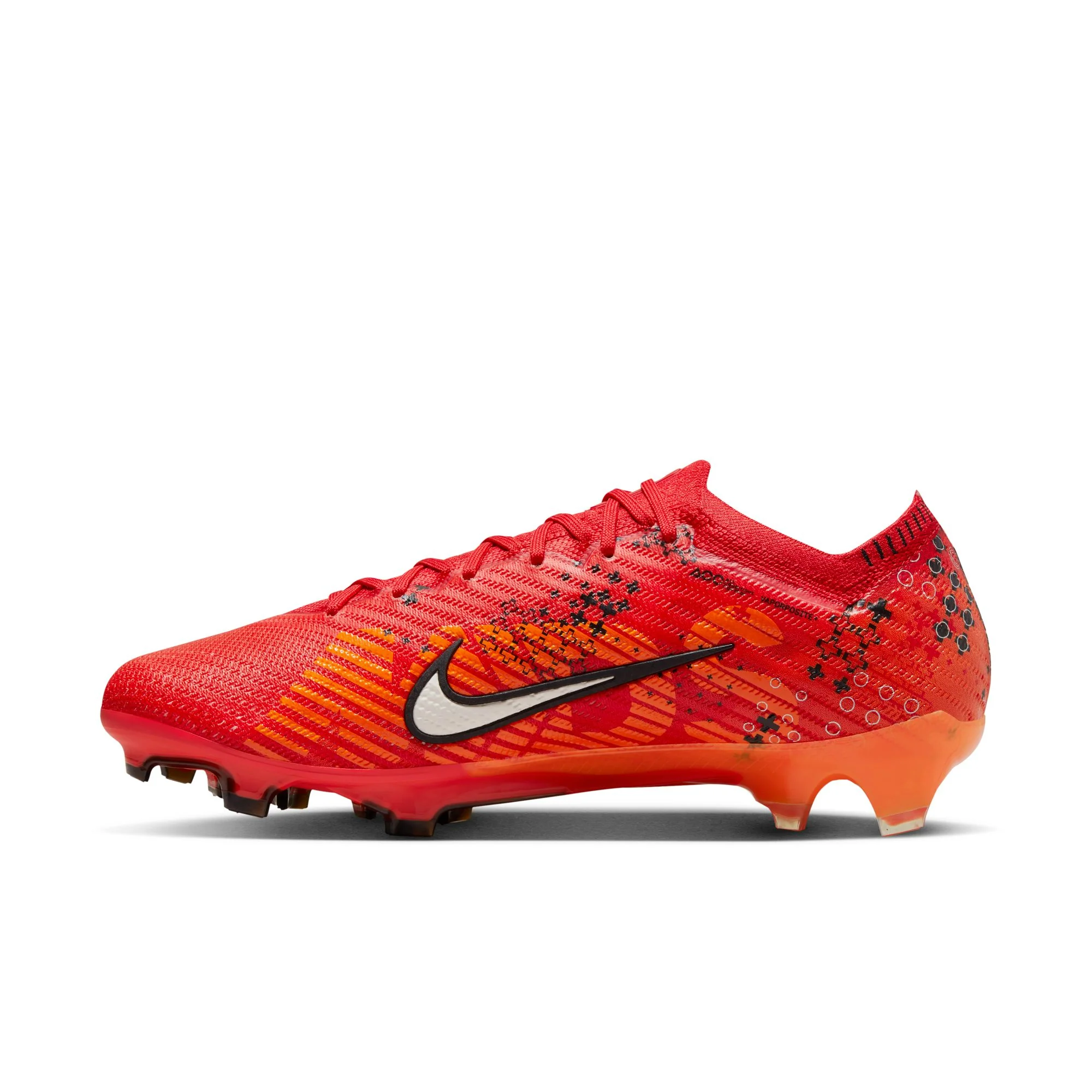 Nike Air Zoom Mercurial Vapor 15 Elite MDS FG Firm Ground Soccer Cleat - Light Crimson/Bright Mandarin/Black/Pale Ivory - Image 2