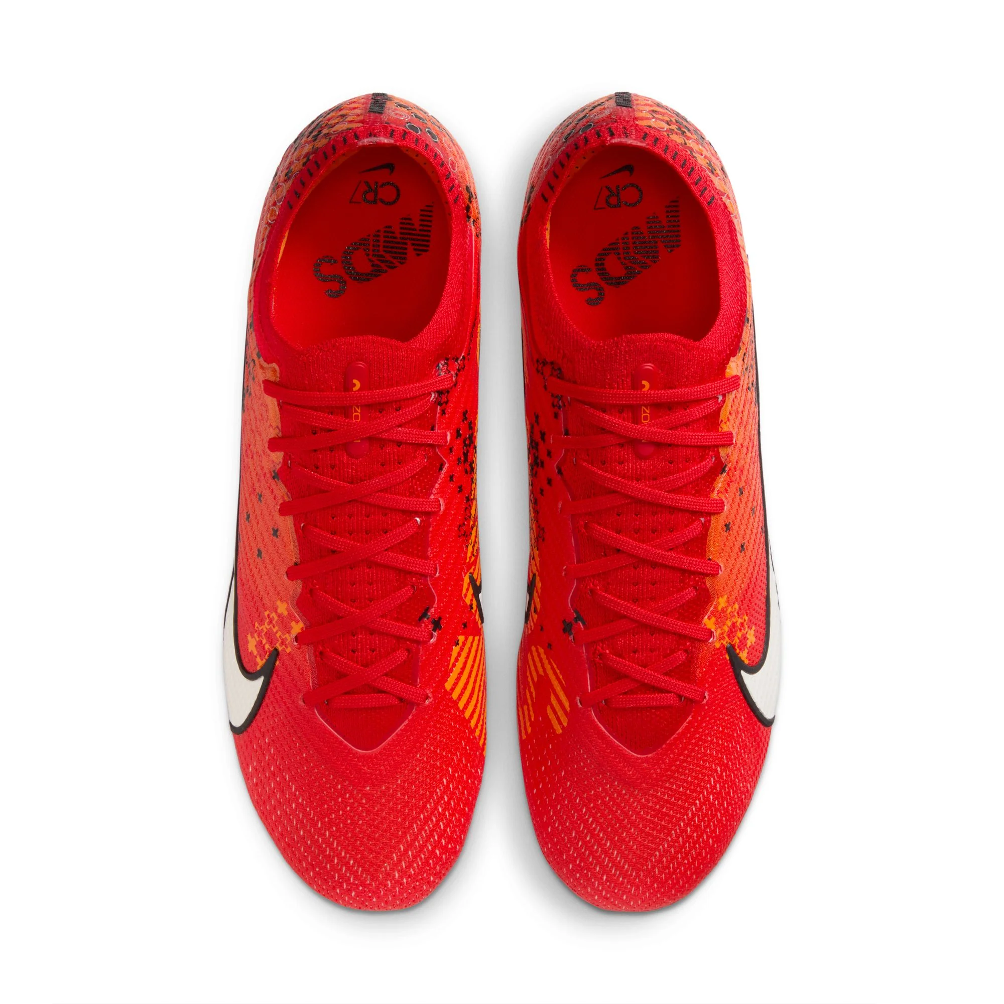 Nike Air Zoom Mercurial Vapor 15 Elite MDS FG Firm Ground Soccer Cleat - Light Crimson/Bright Mandarin/Black/Pale Ivory - Image 3