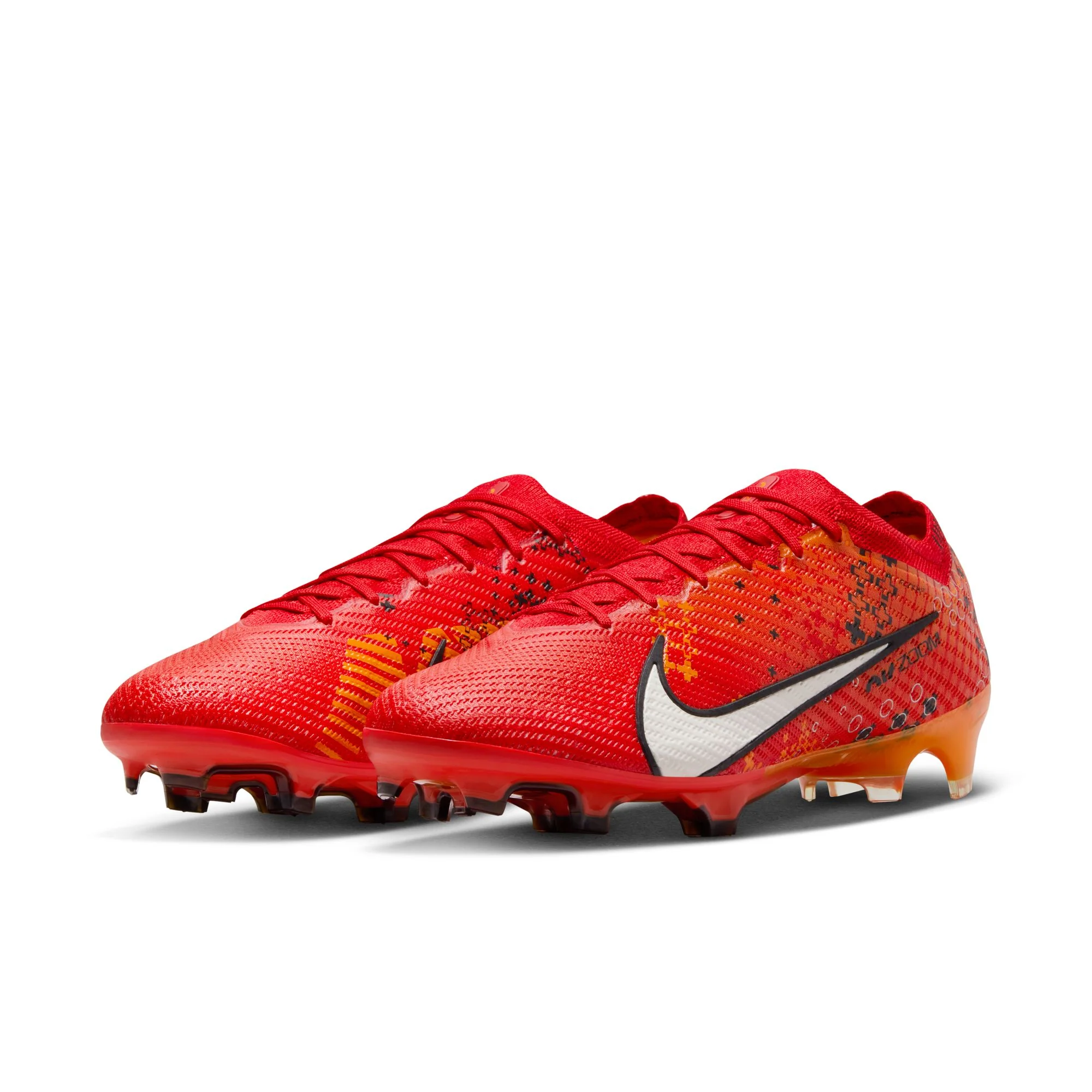 Nike Air Zoom Mercurial Vapor 15 Elite MDS FG Firm Ground Soccer Cleat - Light Crimson/Bright Mandarin/Black/Pale Ivory - Image 4