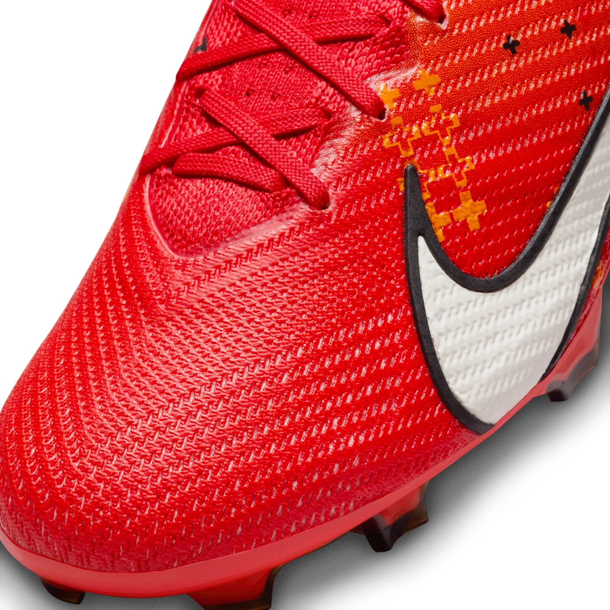 Nike Air Zoom Mercurial Vapor 15 Elite MDS FG Firm Ground Soccer Cleat - Light Crimson/Bright Mandarin/Black/Pale Ivory - Image 8
