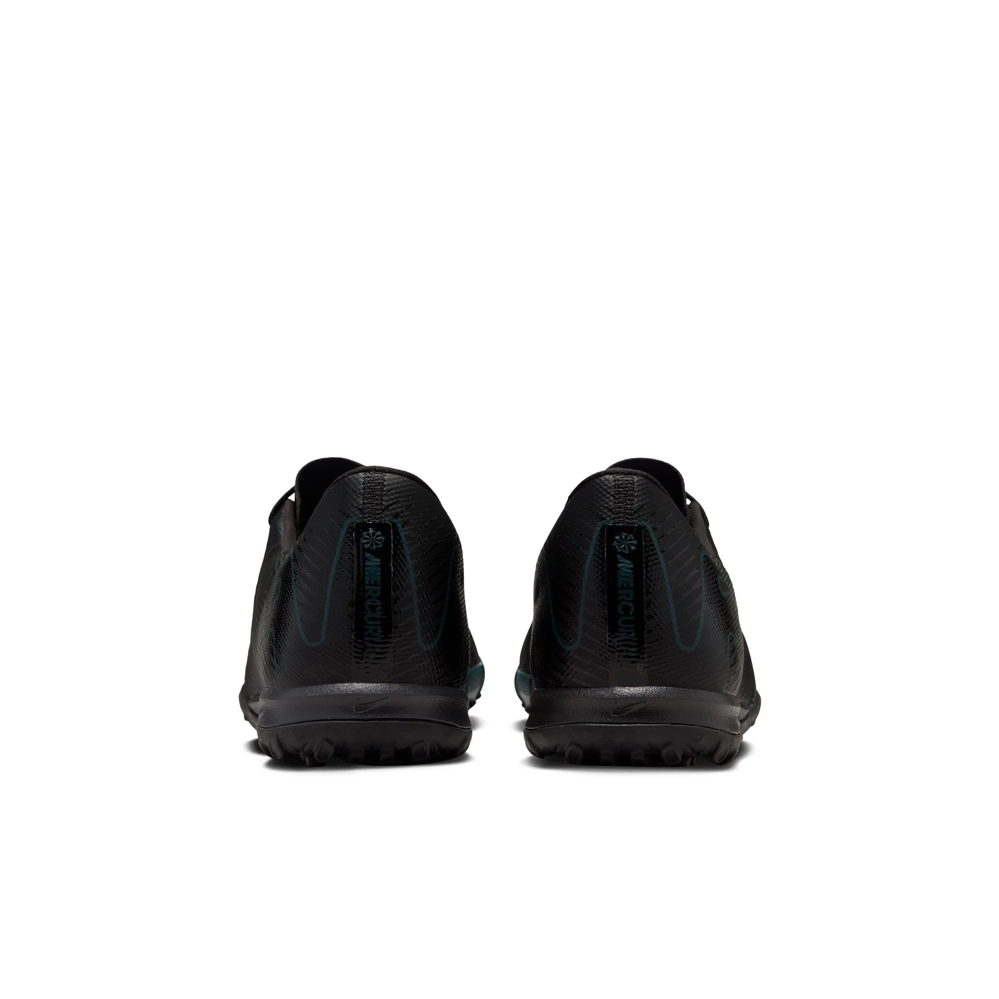 Nike Air Zoom Mercurial Vapor 16 Academy TF Turf Soccer Cleats - Black/Black-Deep Jungle - Image 5