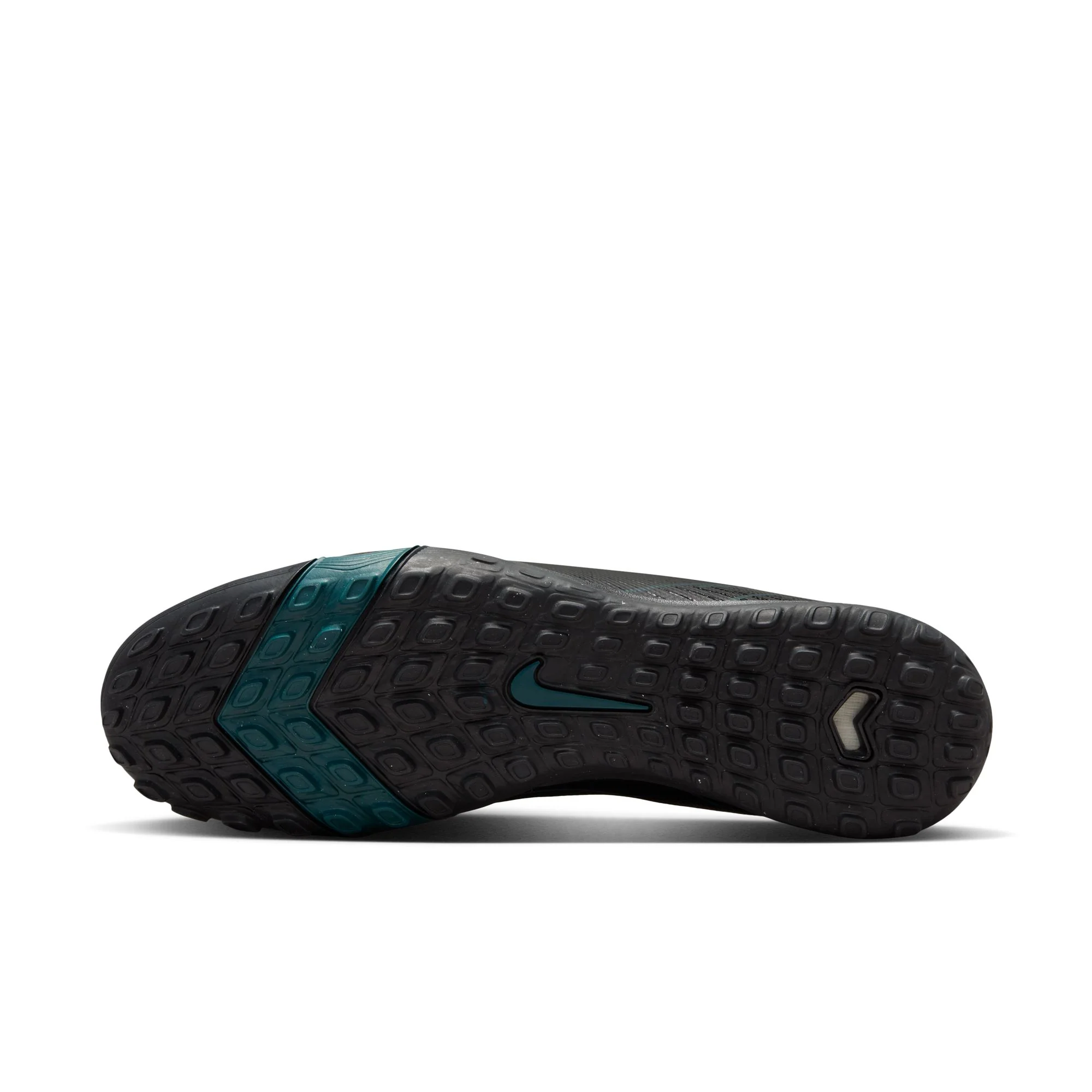 Nike Air Zoom Mercurial Vapor 16 Academy TF Turf Soccer Cleats - Black/Black-Deep Jungle - Image 6