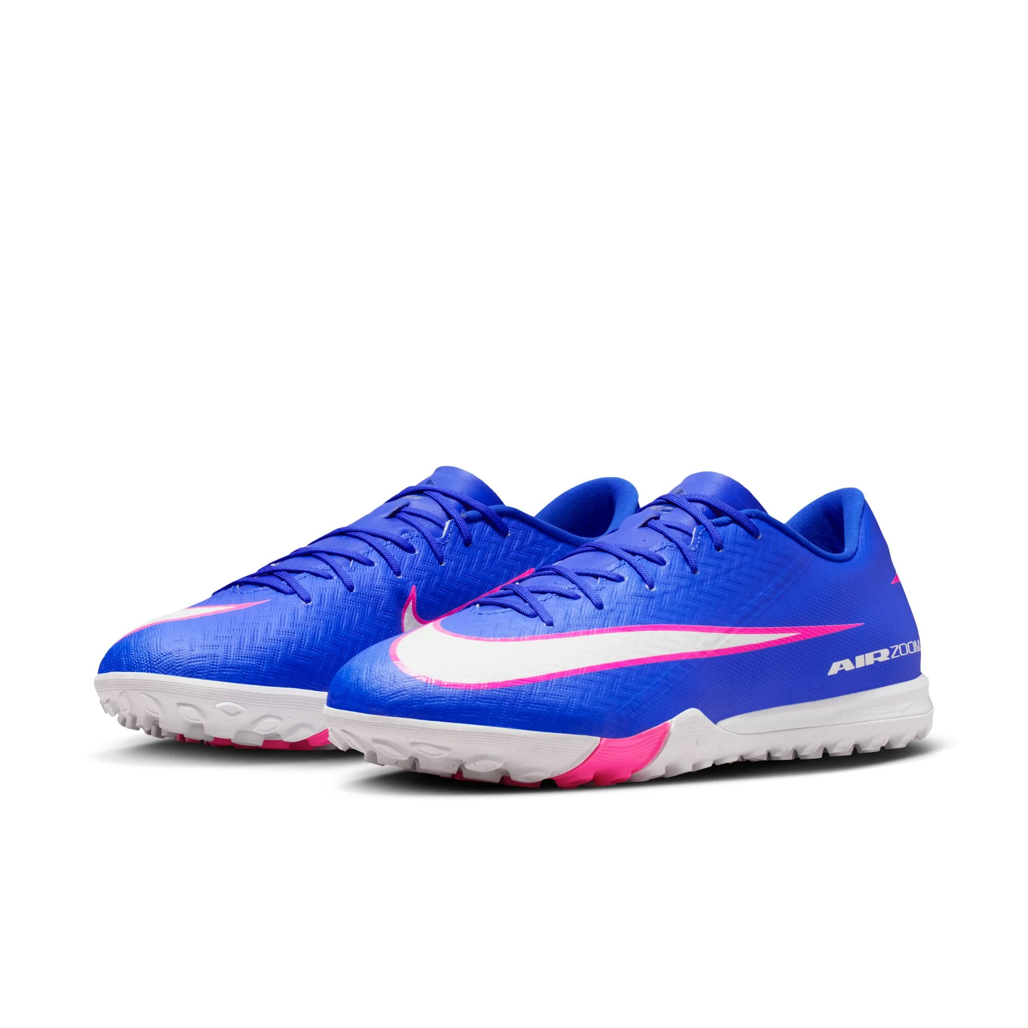 Nike Air Zoom Mercurial Vapor 16 Academy TF Turf Soccer Shoes- Racer Blue/White - Image 4