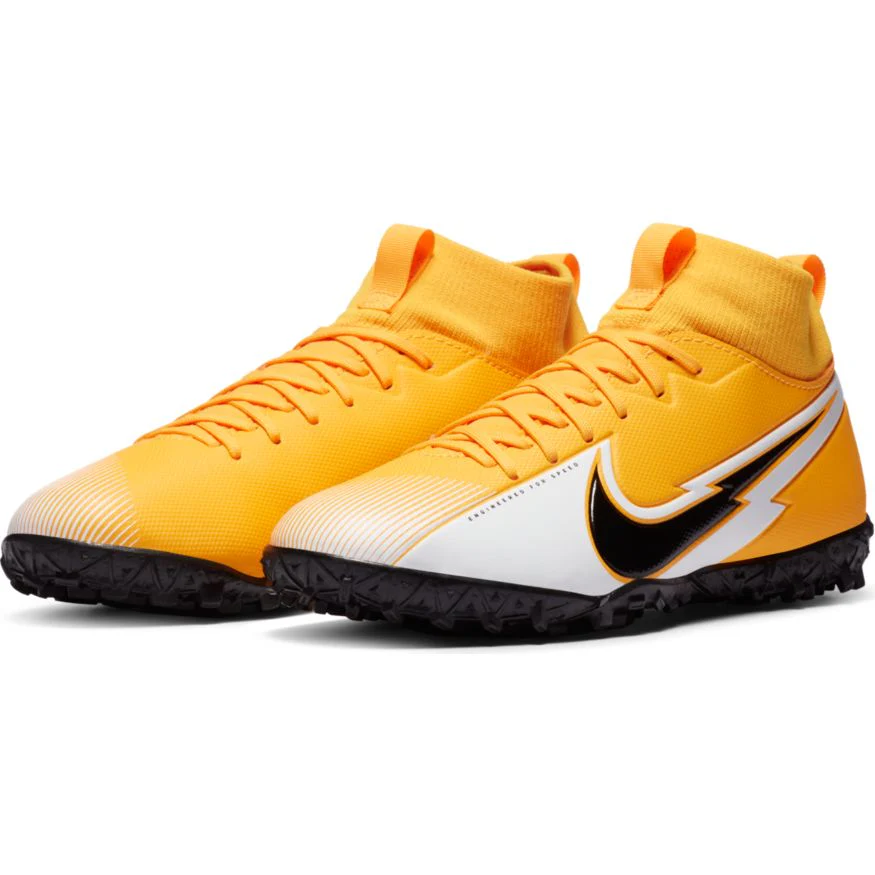 Nike Jr. Mercurial Superfly 7 Academy TF - Laser Orange/Black/White - Image 4