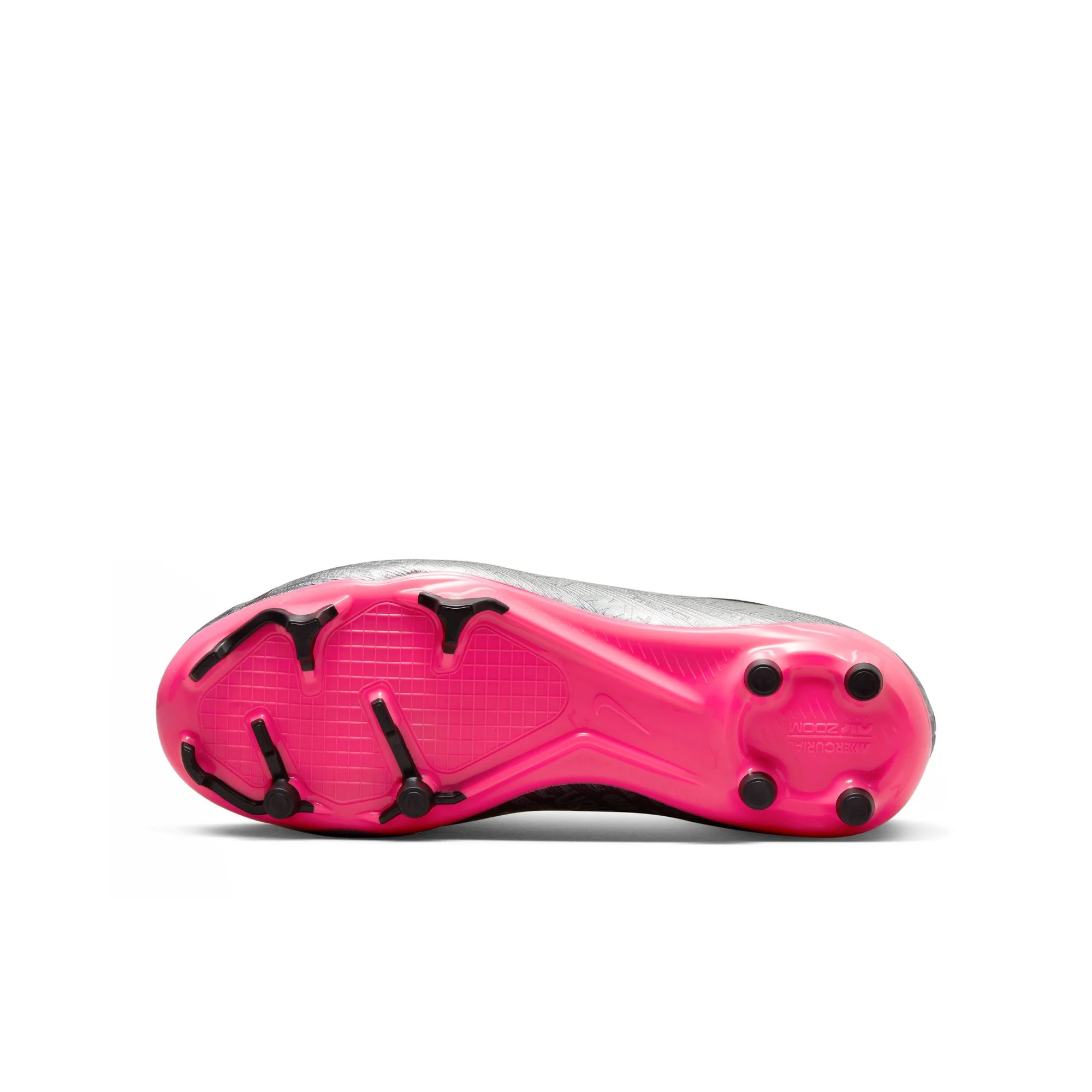 Nike Jr. Zoom Mercurial Superfly 9 Academy FG/MG - Metallic Silver/Black/Volt/Hyper Pink - Image 6
