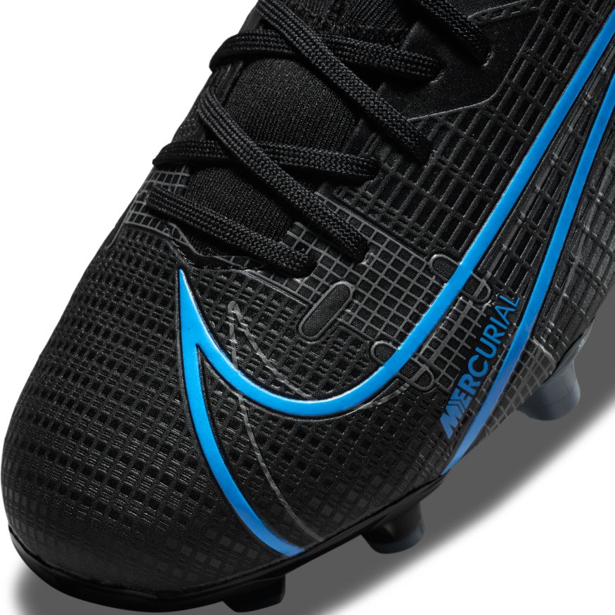 Nike JUNIOR Mercurial Superfly 8 Academy MG - Black/Black-IronGrey - Image 5