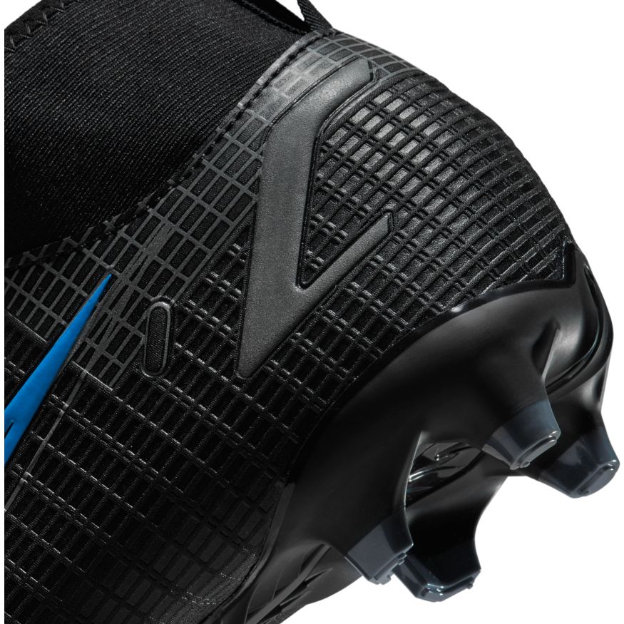 Nike JUNIOR Mercurial Superfly 8 Academy MG - Black/Black-IronGrey - Image 7
