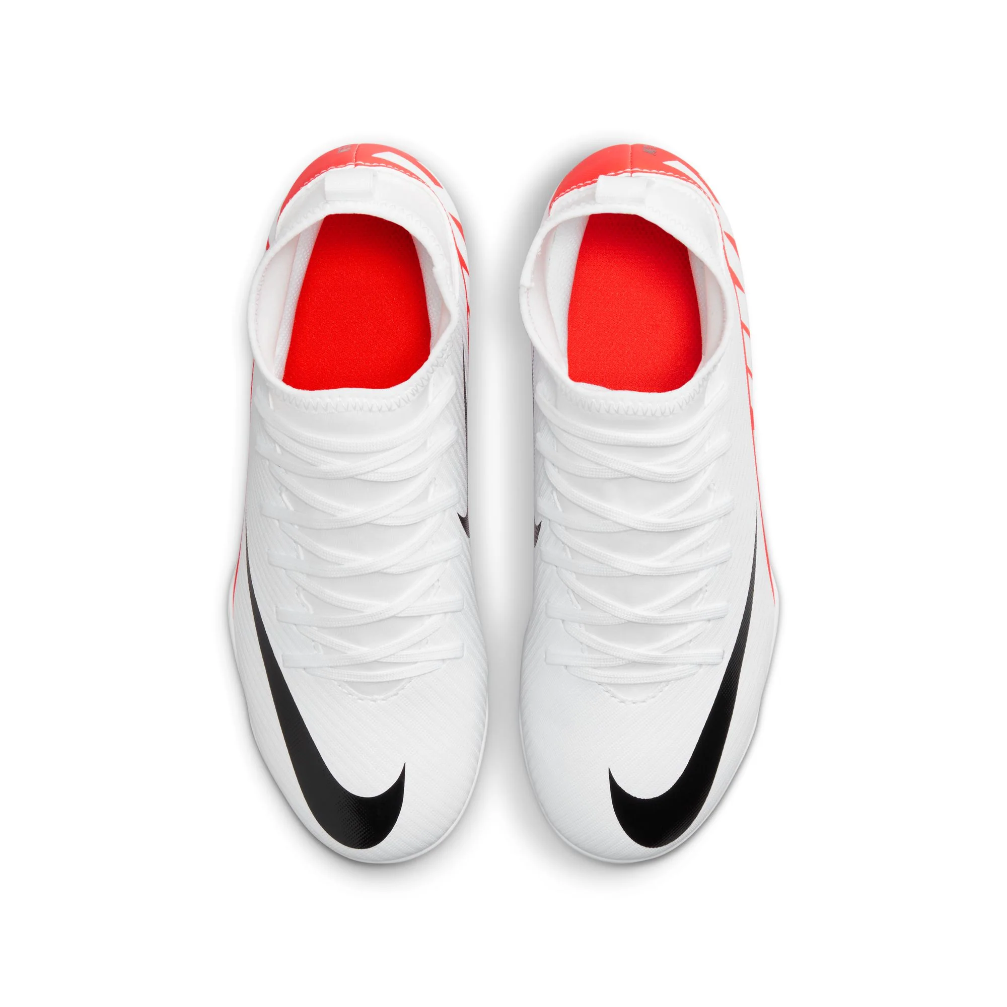 Nike Junior Mercurial Superfly 9 Club FG/MG Soccer Cleat - Bright Crimson/White/Black - Image 3