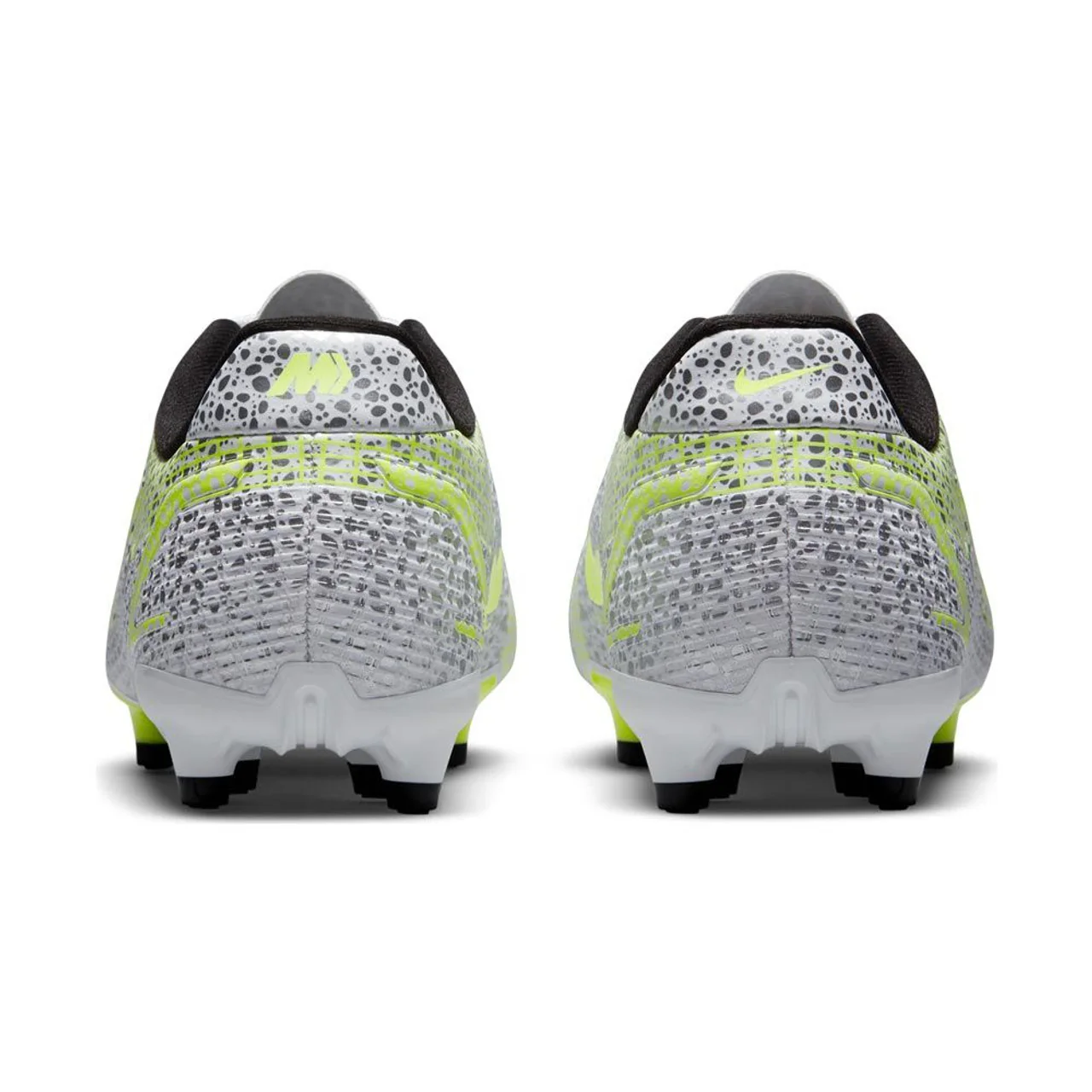 Nike Junior Mercurial Vapor 14 Academy FG/MG Soccer Cleat - MetallicSilver/Volt - Image 3