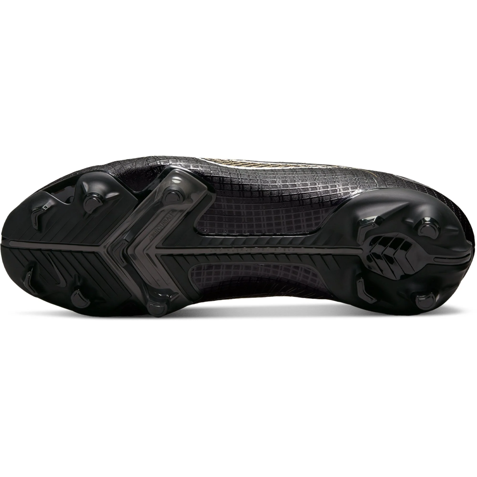 Nike Junior Mercurial Vapor 14 Academy FG/MG Soccer Cleats - Black/Metallic Gold/Metallic Silver - Image 6