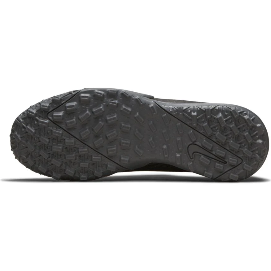 Nike Junior Mercurial Vapor 14 Academy TF Artificial Turf Soccer Shoe - Black/Black/IronGrey - Image 6