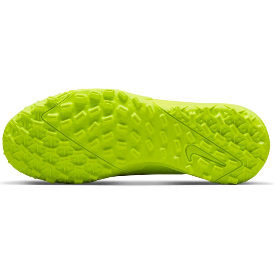 Nike Junior Mercurial Vapor 14 Academy TF Artificial Turf Soccer Shoe - Volt/Black/BrightCrimson - Image 6