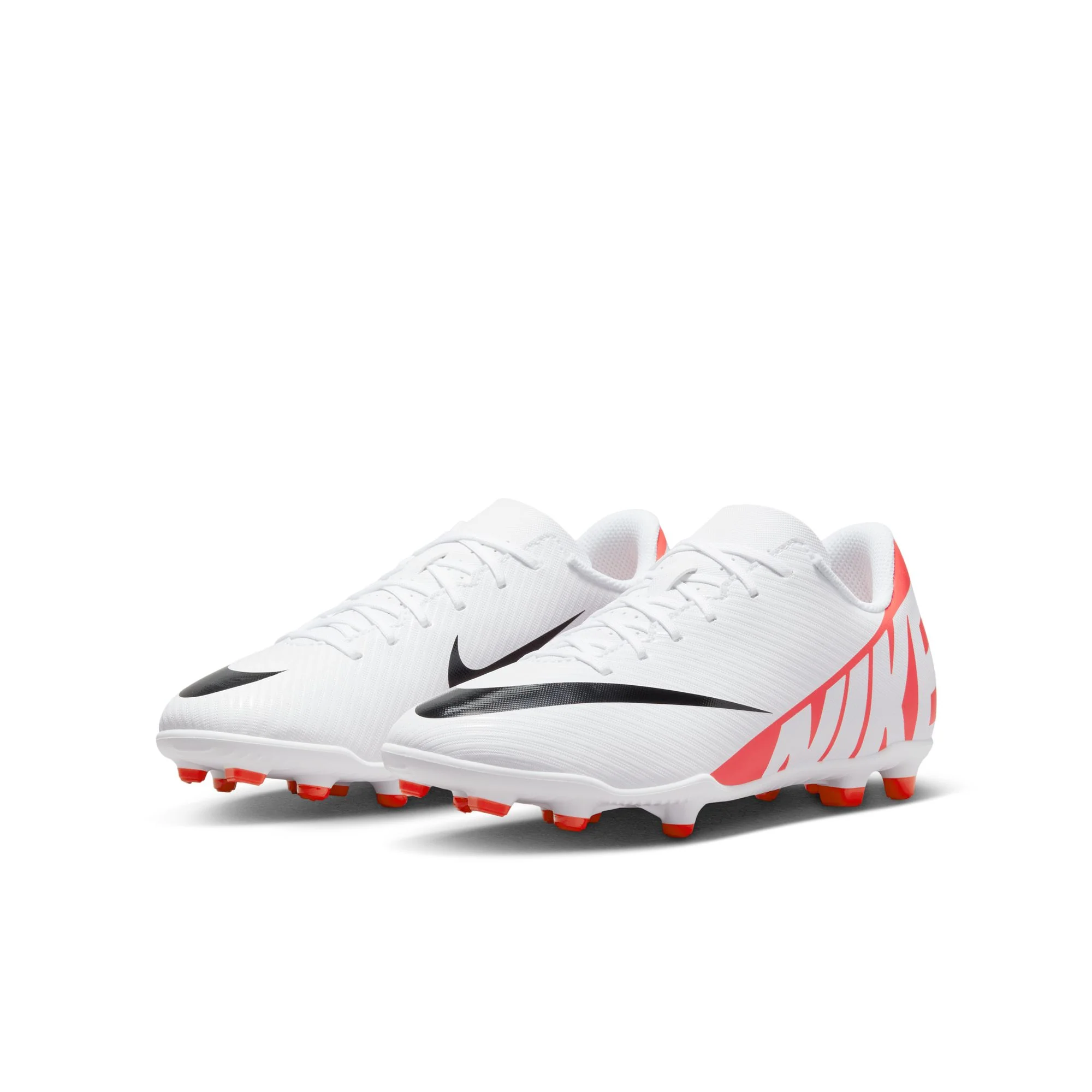 Nike Junior Mercurial Vapor 15 Club FG/MG Soccer Cleat - Bright Crimson/White/Black - Image 4