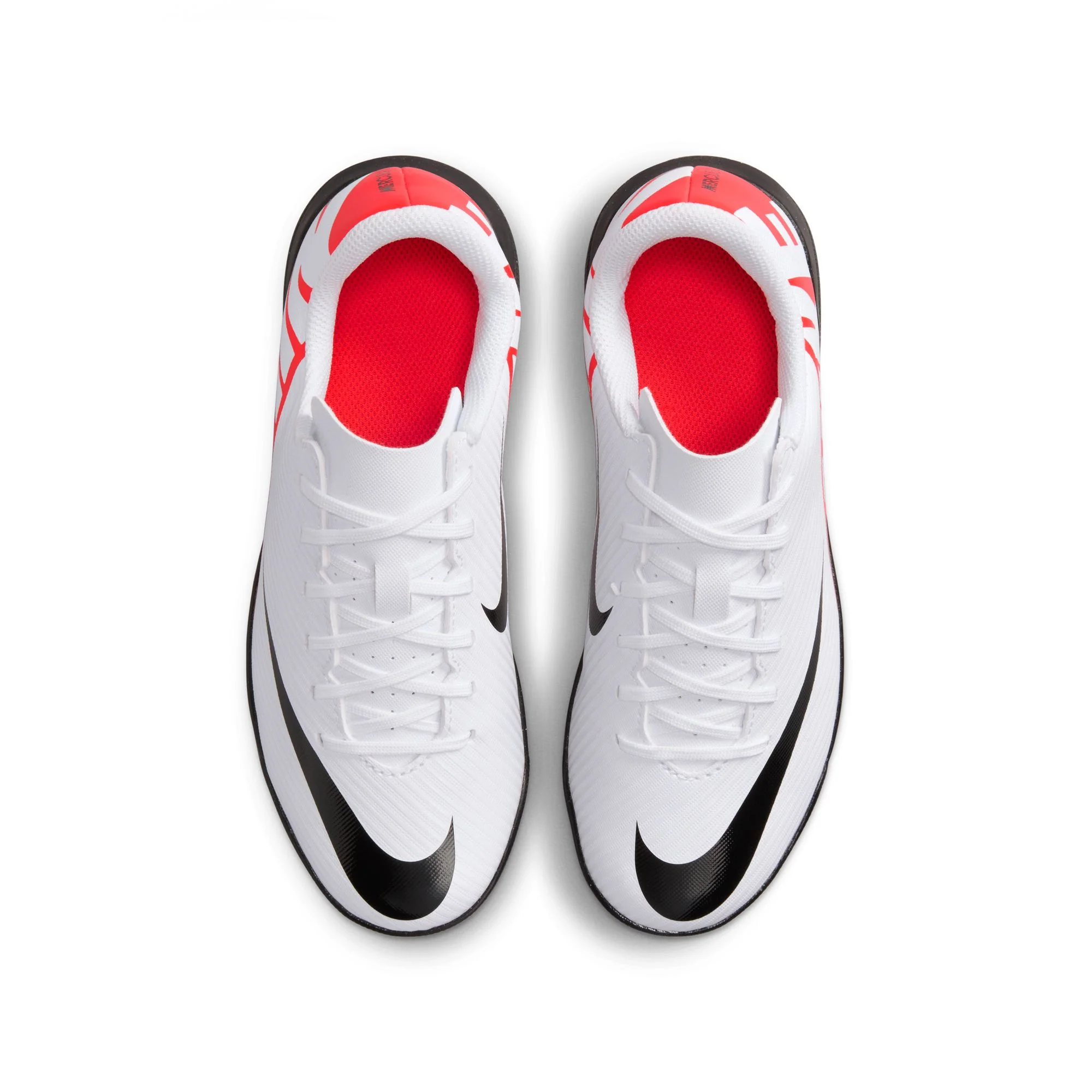 Nike Junior Mercurial Vapor 15 Club TF Turf Soccer Shoes -Crimson/White/Black - Image 3