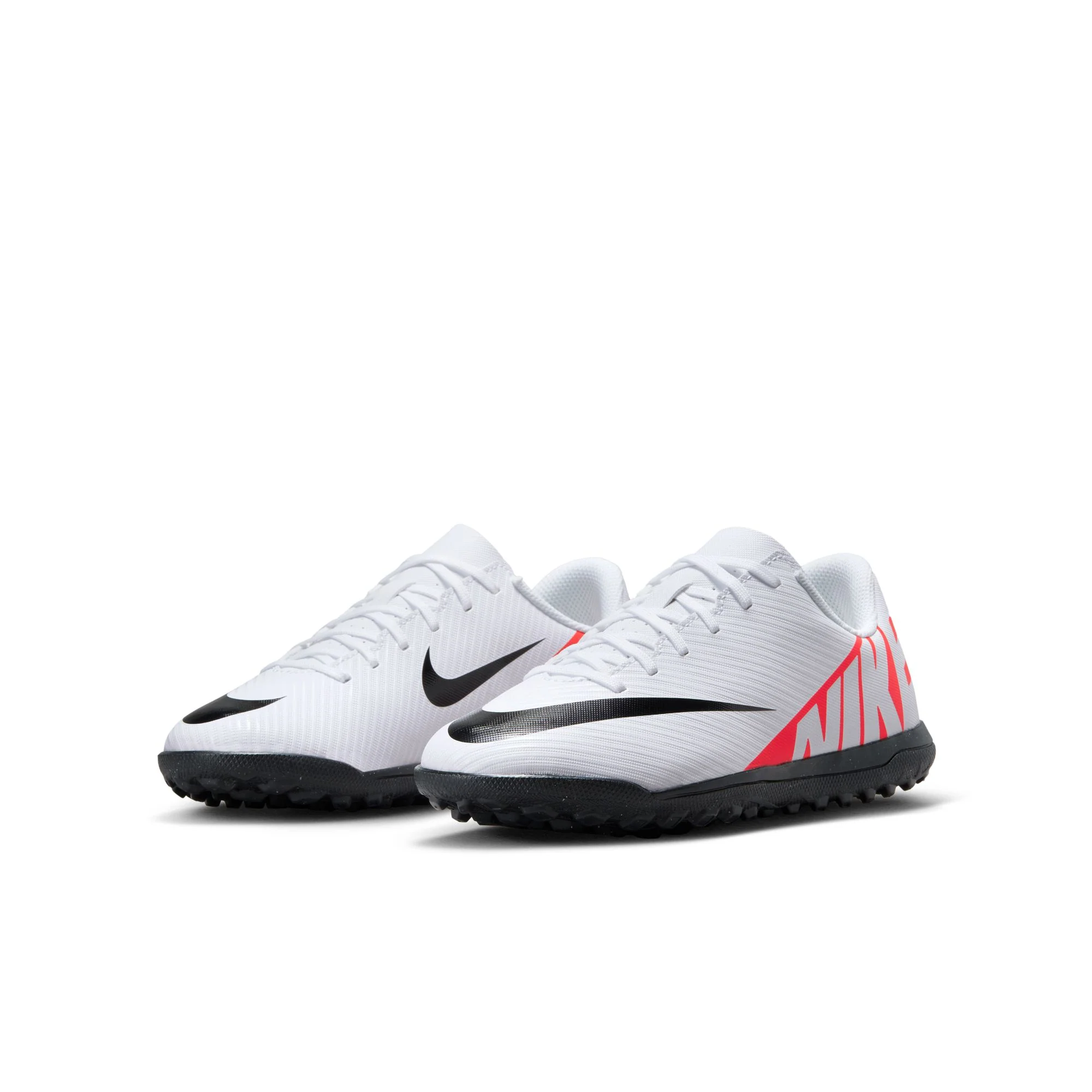 Nike Junior Mercurial Vapor 15 Club TF Turf Soccer Shoes -Crimson/White/Black - Image 4