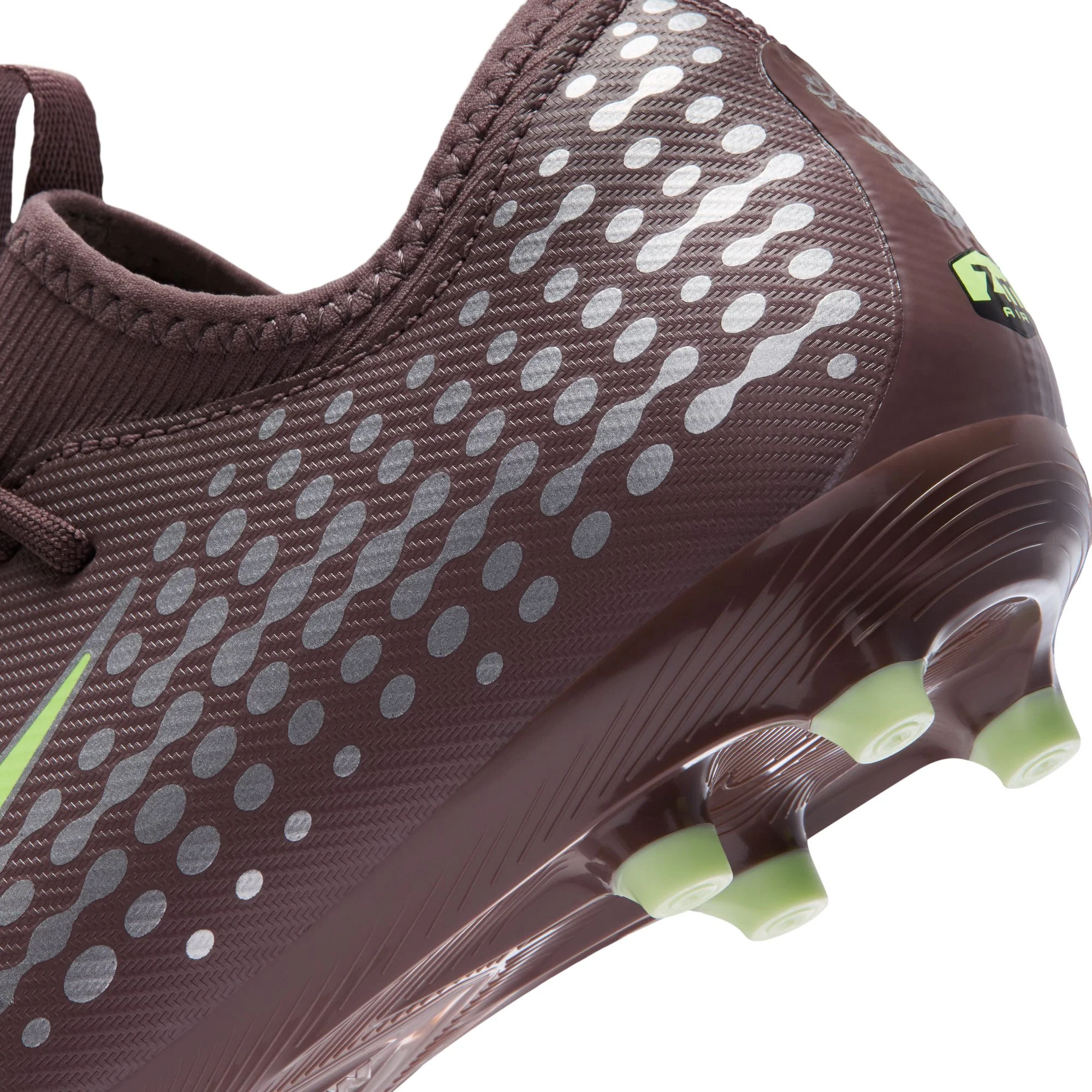 Nike Junior Mercurial Vapor 16 Academy "Kylian Mbappé" FG Firm Ground Soccer Cleats-Plum Eclipse/Metallic Silver - Image 8