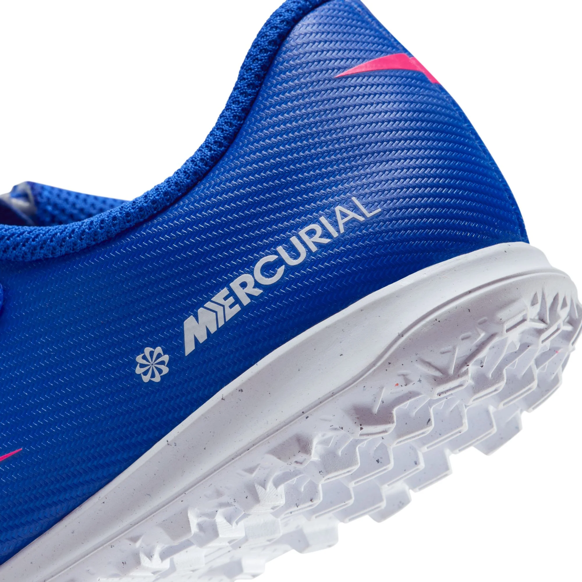 Nike Junior Mercurial Vapor 16 Club TF Turf Soccer Cleats-  Racer Blue/White - Image 8