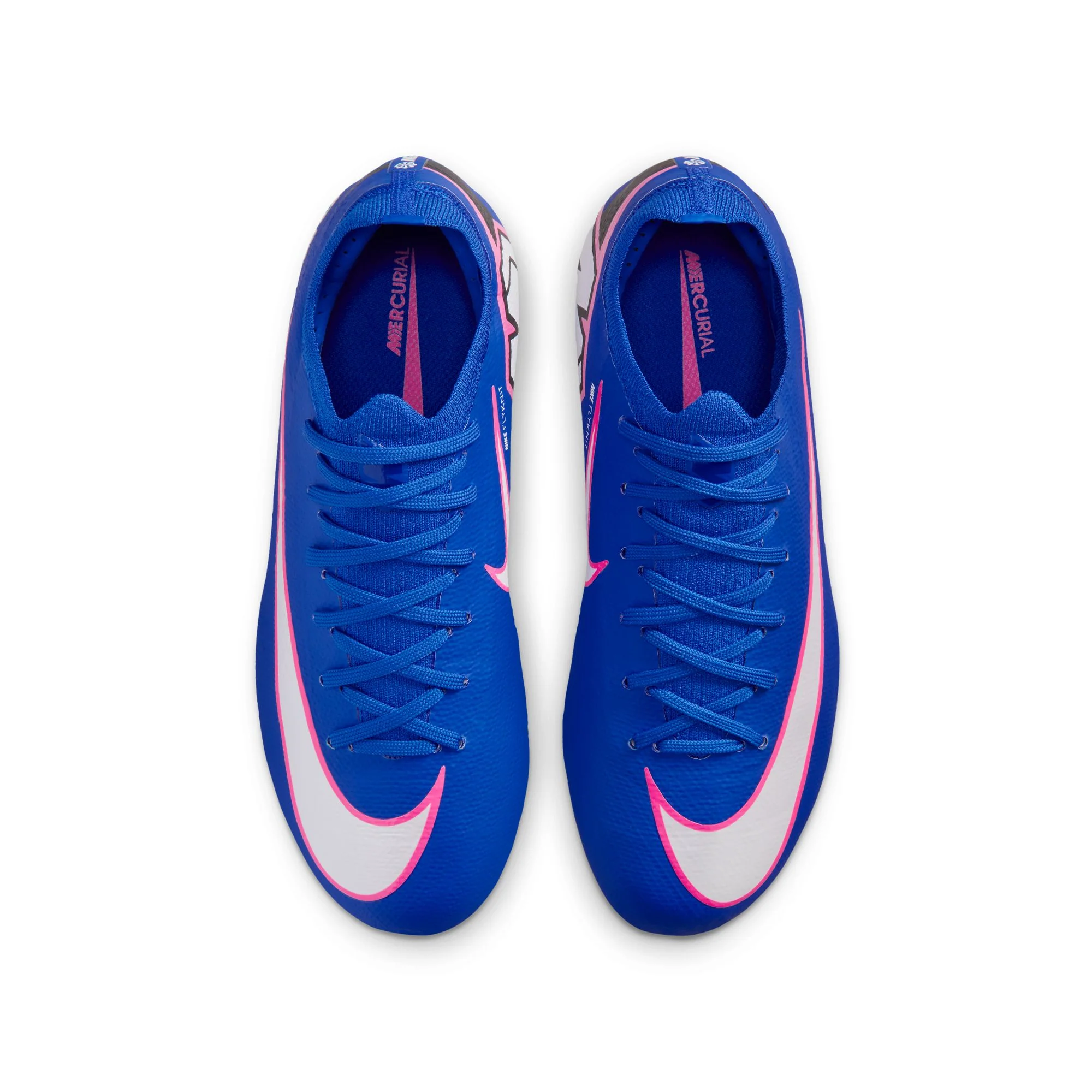 Nike Junior Mercurial Vapor 16 Pro Firm Ground- Racer Blue/White - Image 4