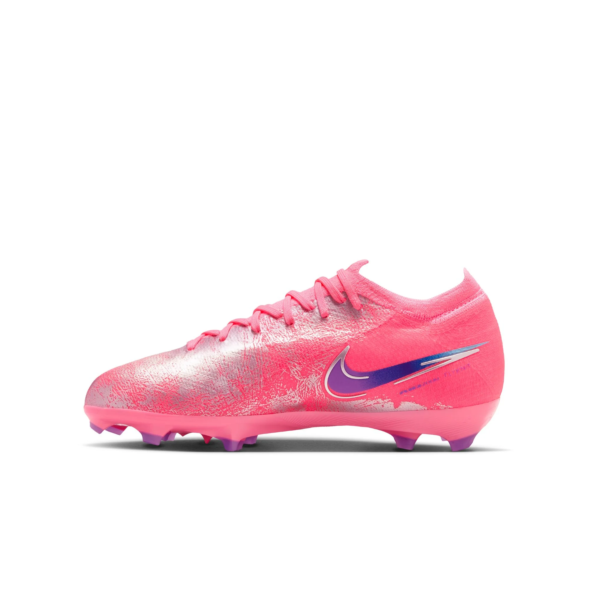 Nike Junior Mercurial Vapor 16 Pro Vini Jr  Firm Ground- Sunset Pulse/Old Royal - Image 2