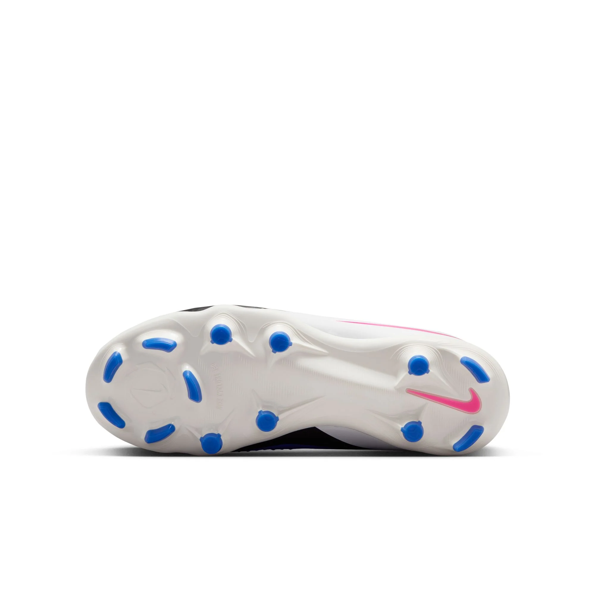 Nike Junior Phantom 6 Low Academy FG Firm Ground Soccer Cleats-Racer Blue/Pink Blast/White - Image 6