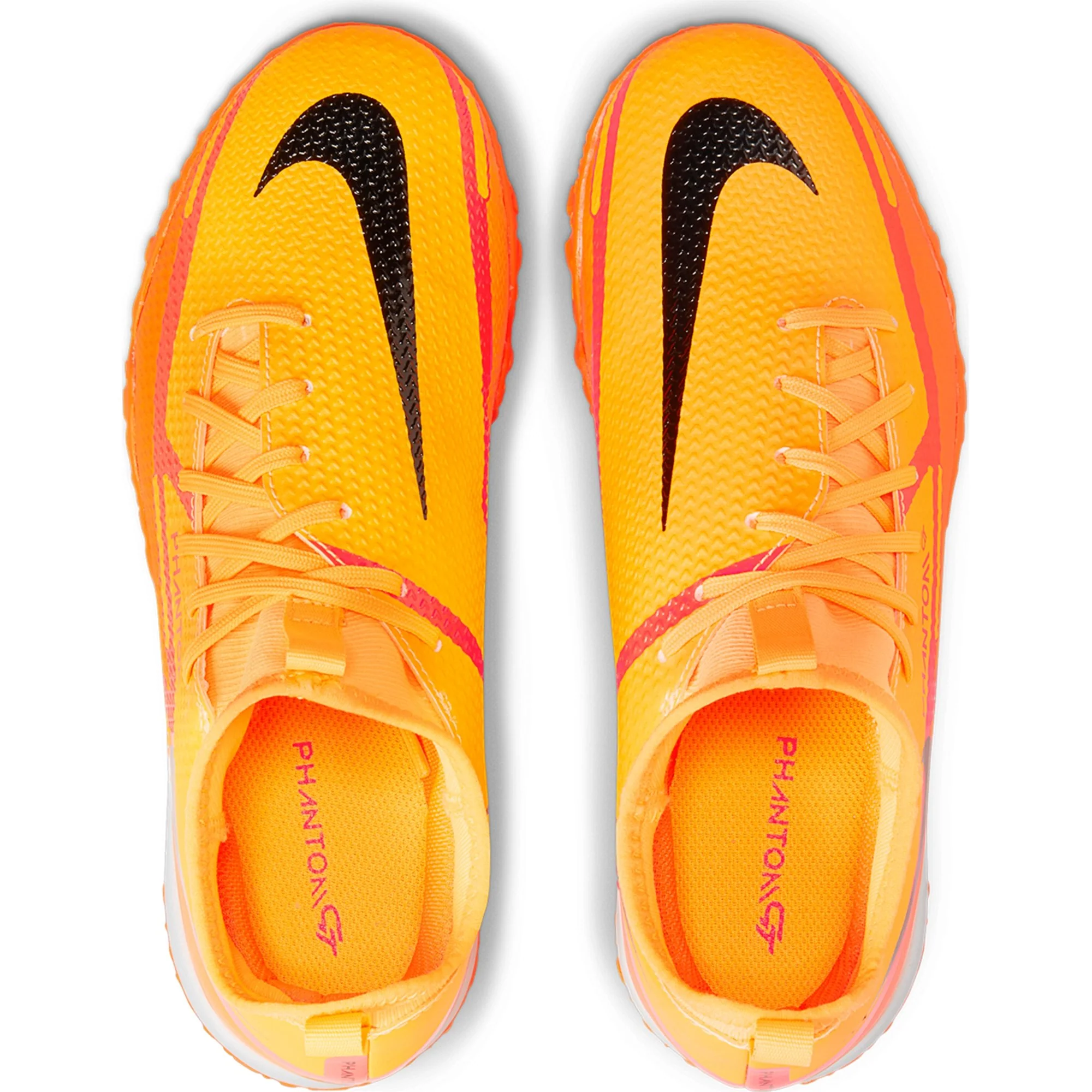 Nike Junior Phantom GT2 Academy TF DF Artificial Turf Soccer Shoe - Laser Orange/Black/Total Orange/Bright Crimson - Image 3