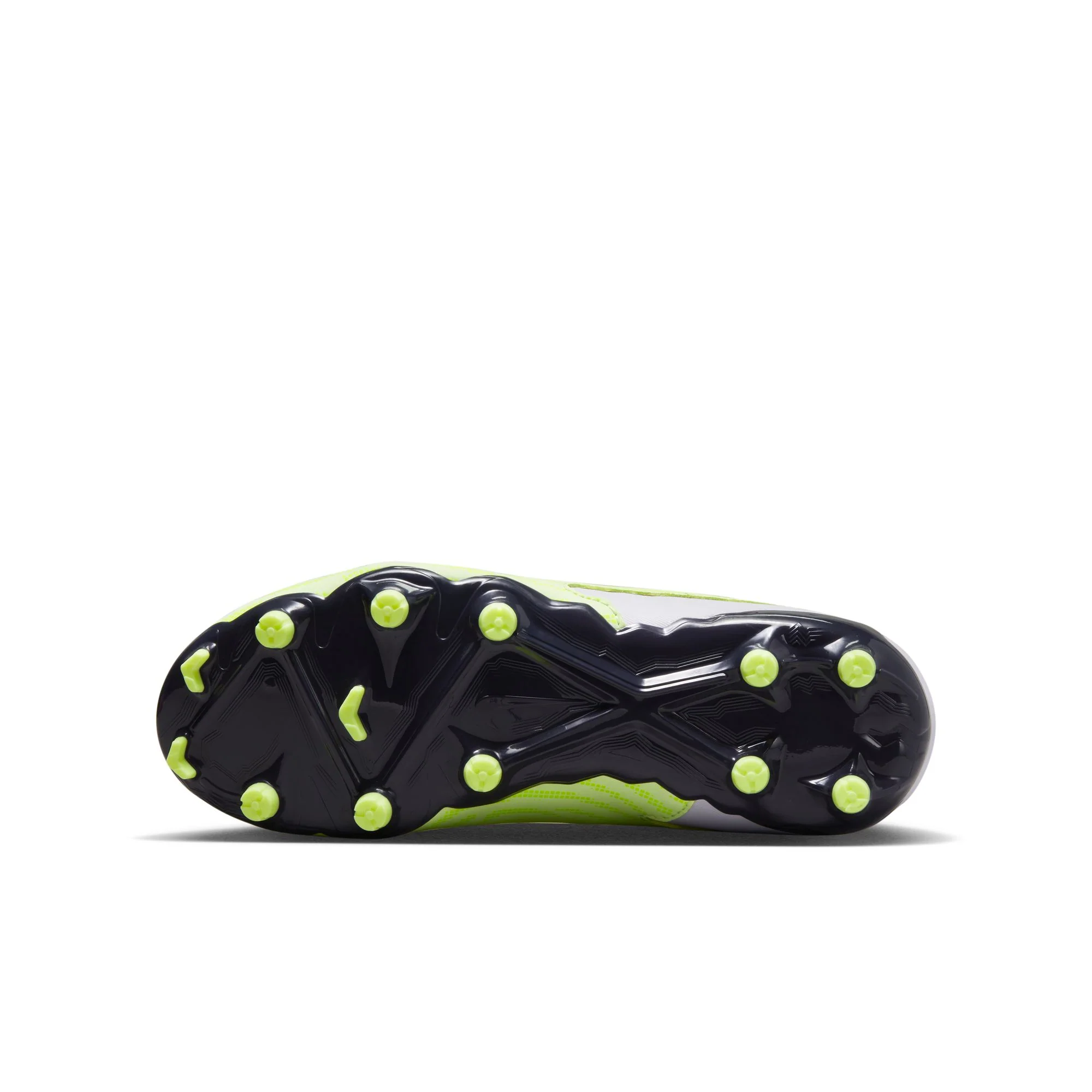 Nike Junior Phantom GX Academy FG/MG Firm Ground Soccer Cleats - Grey/Volt/Grape - Image 6