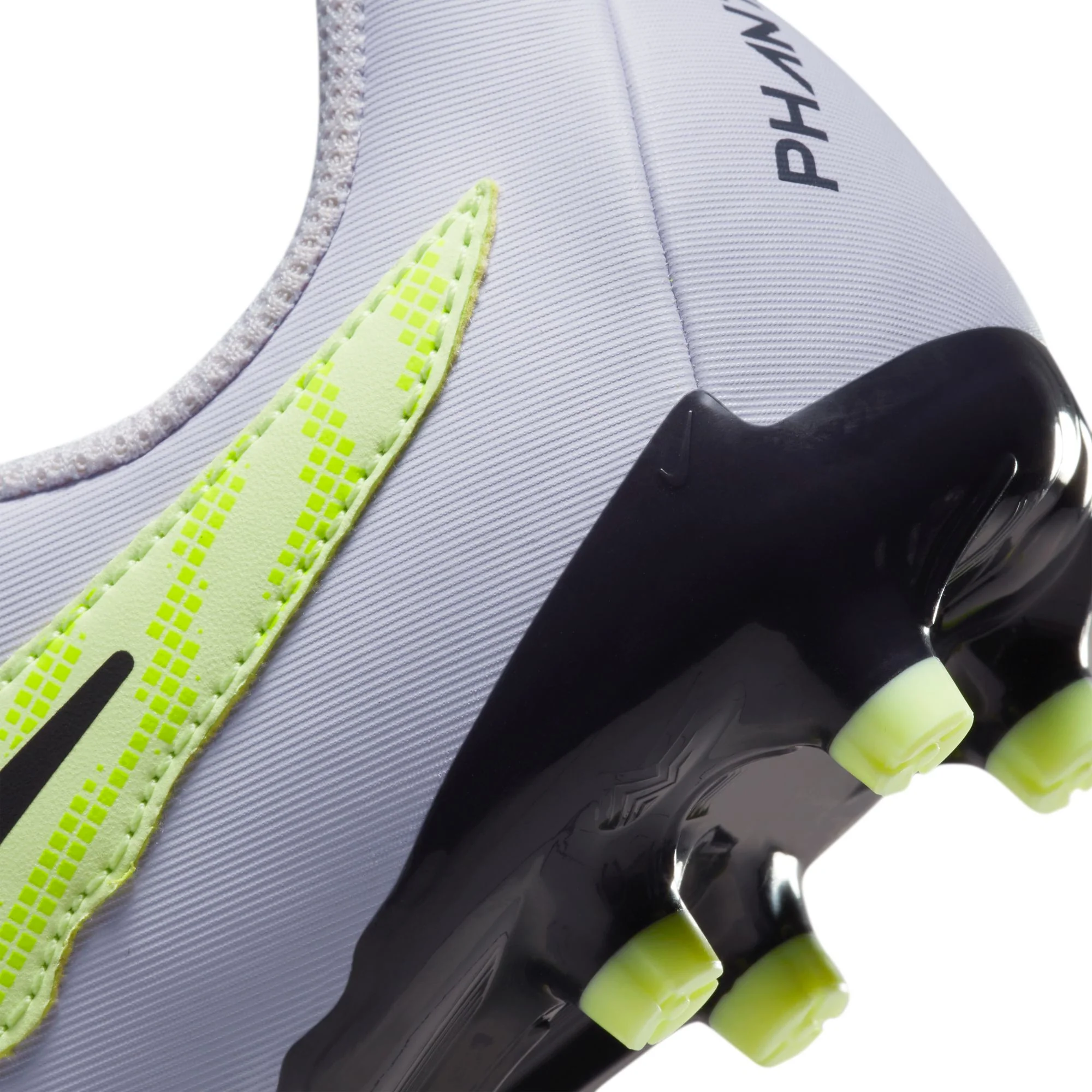 Nike Junior Phantom GX Academy FG/MG Firm Ground Soccer Cleats - Grey/Volt/Grape - Image 8