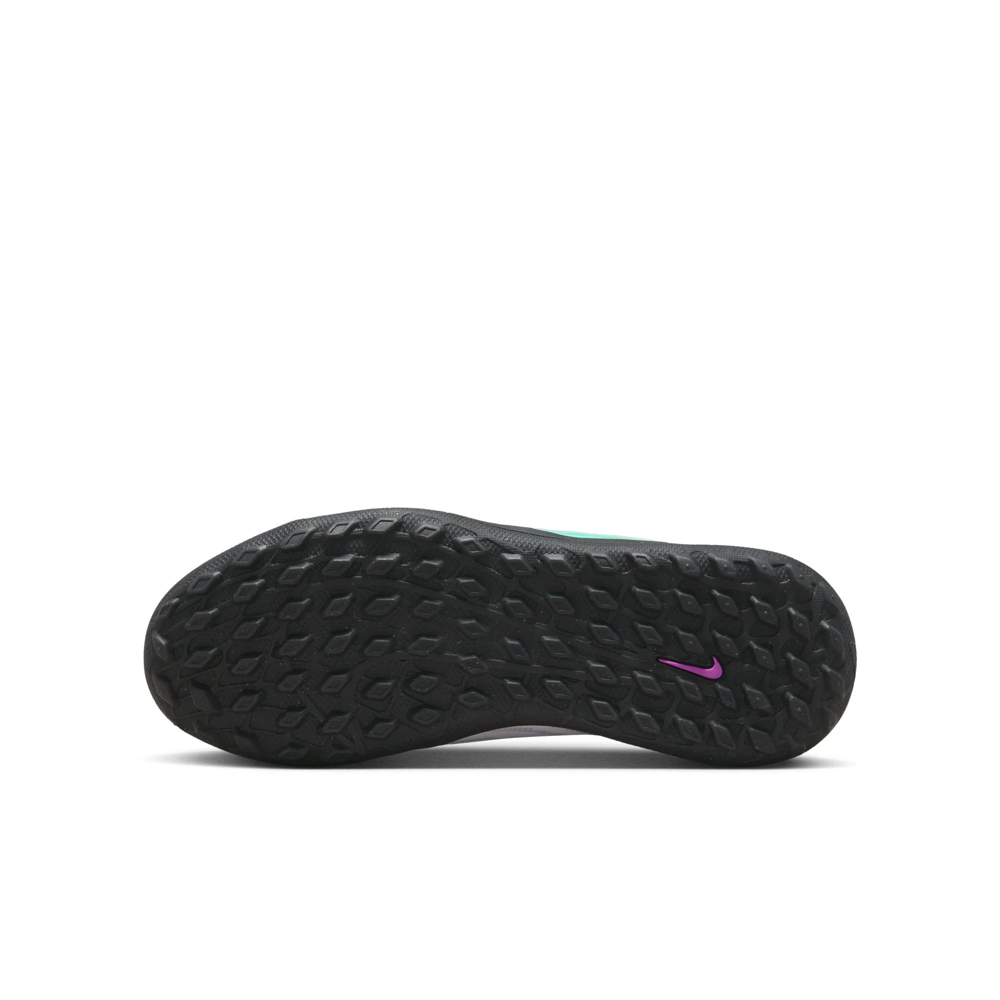 Nike Junior Phantom GX TF Club Turf Soccer Cleat - Hyper Turquoise/Fuchsia Dream/Black/White - Image 6