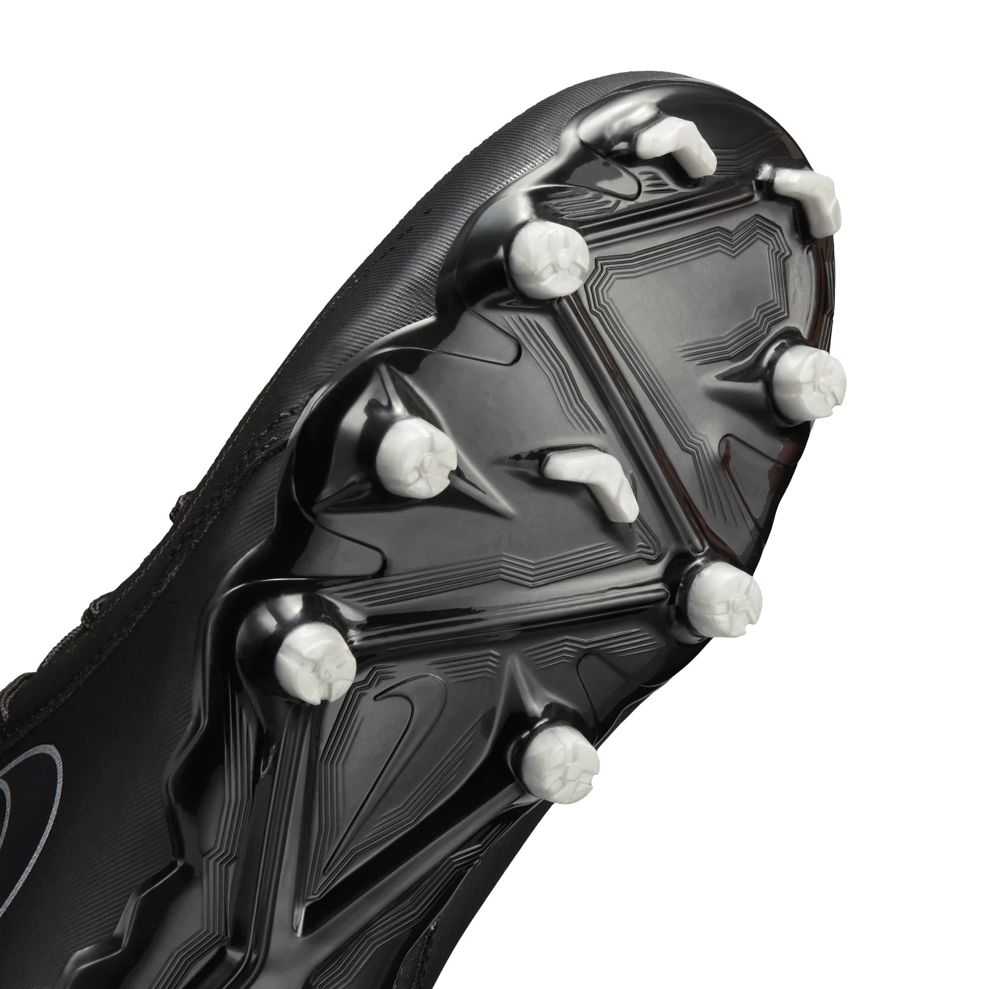 Nike Junior Phantom Luna II Academy FG/MG Soccer Cleat - Black/Black - Image 9
