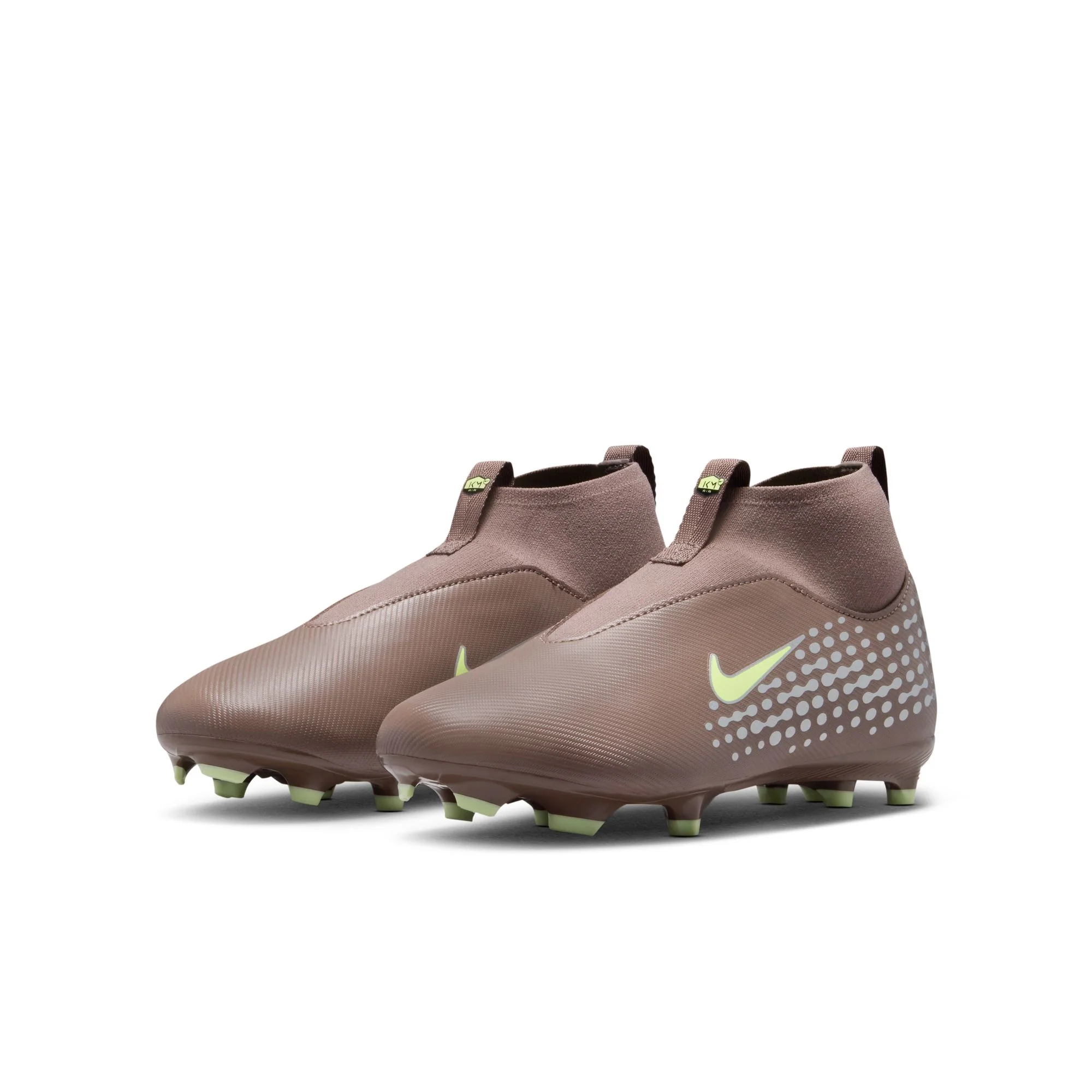 Nike Junior Zoom Mercurial Superfly 10 Academy "Kylian Mbappé" Academy FG Firm Ground Soccer Cleats-  Plum Eclipse/Metallic Silver - Image 4