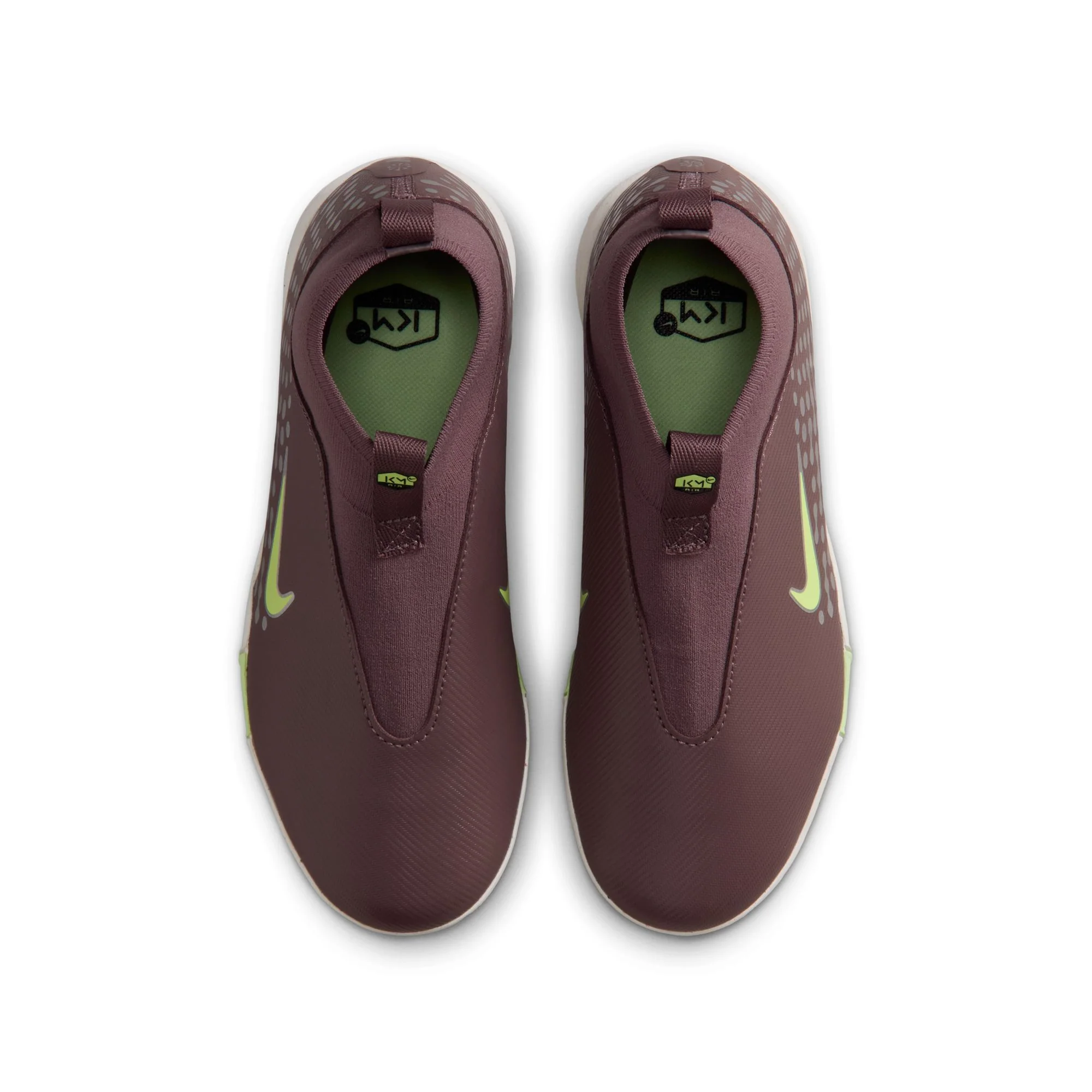 Nike Junior Zoom Mercurial Superfly 10 Academy "Kylian Mbappé" Academy TF Turf Soccer Cleats-  Plum Eclipse/Metallic Silver - Image 3