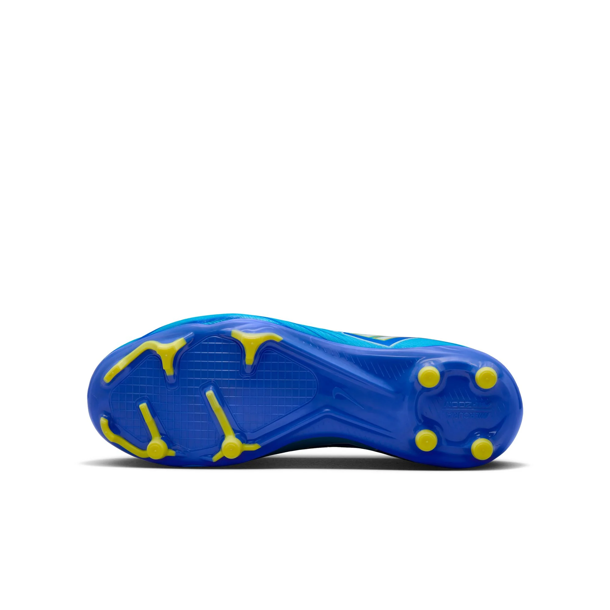 Nike Junior Zoom Mercurial Superfly 9 Academy KM FG/MG Soccer Cleat - Baltic Blue/White - Image 6