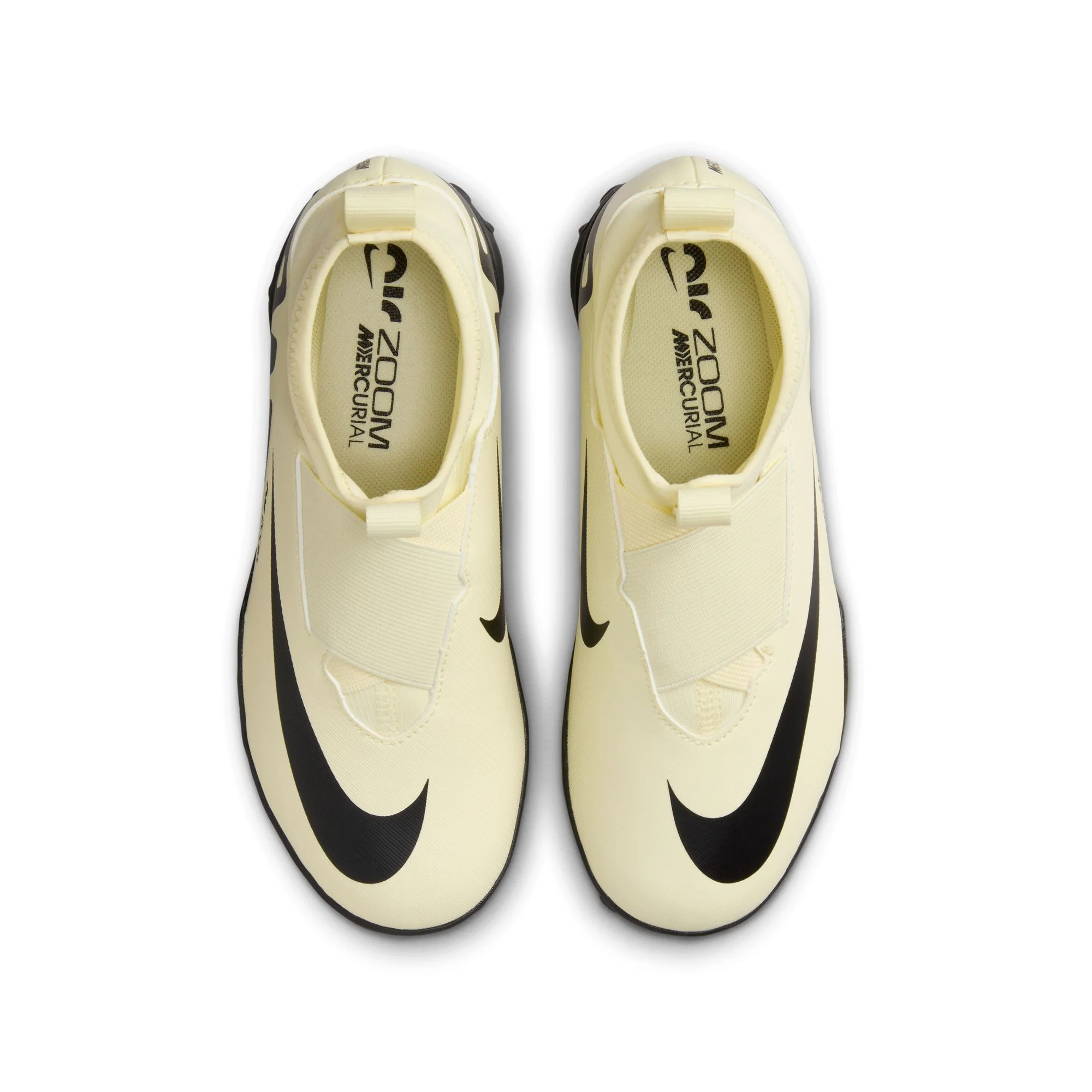Nike Junior Zoom Mercurial Superfly 9 Academy TF Turf Soccer Shoes - Lemonade/Black - Image 3