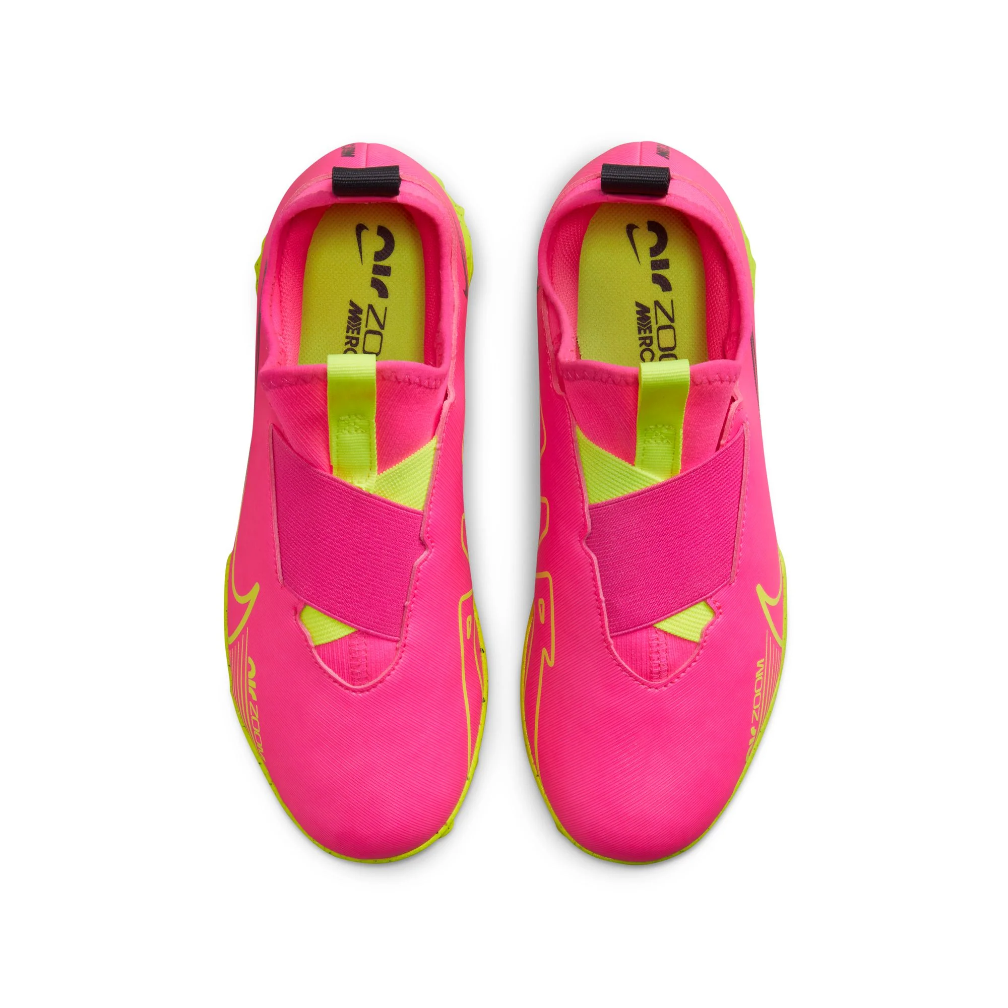 Nike Junior Zoom Mercurial Vapor 15 Academy TF Turf Soccer Shoes -PinkBlast/Volt - Image 3