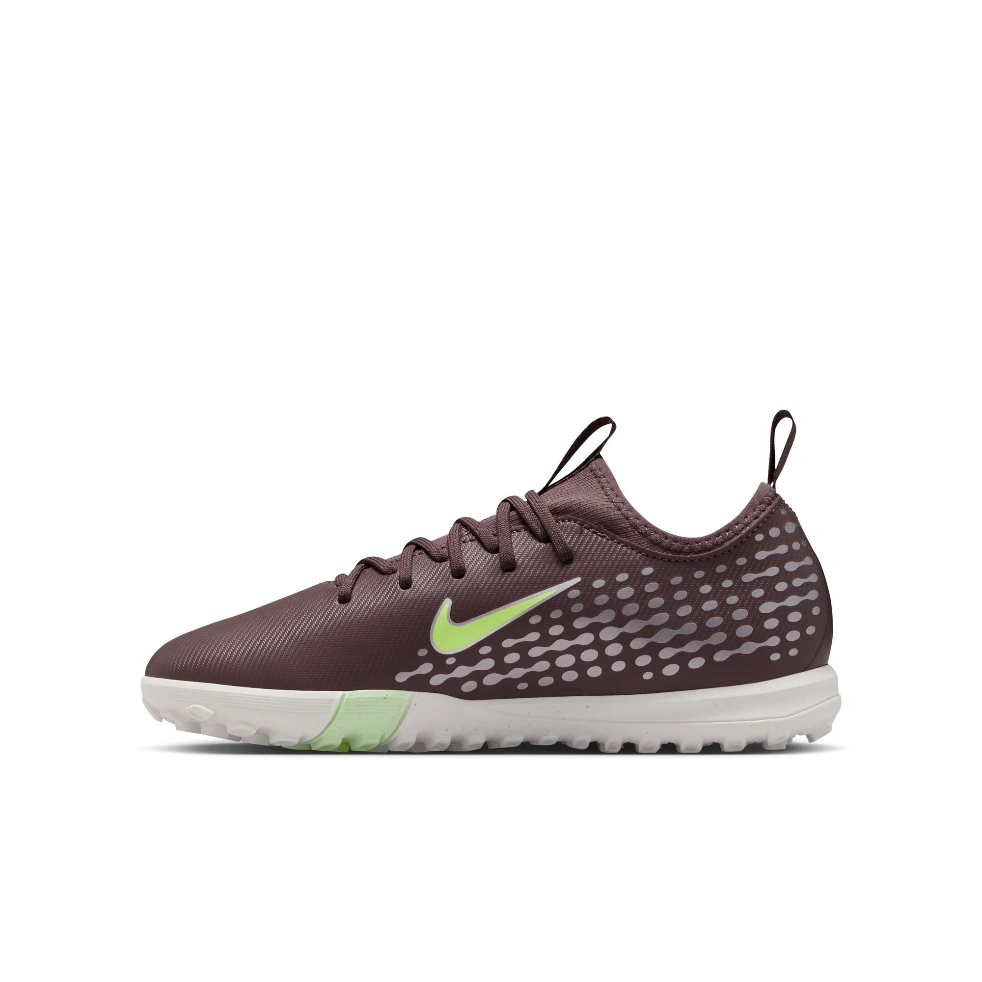 Nike Junior Zoom Mercurial Vapor 16 Academy "Kylian Mbappé"Academy TF Turf Soccer Cleats -  Plum Eclipse/Metallic Silver - Image 2