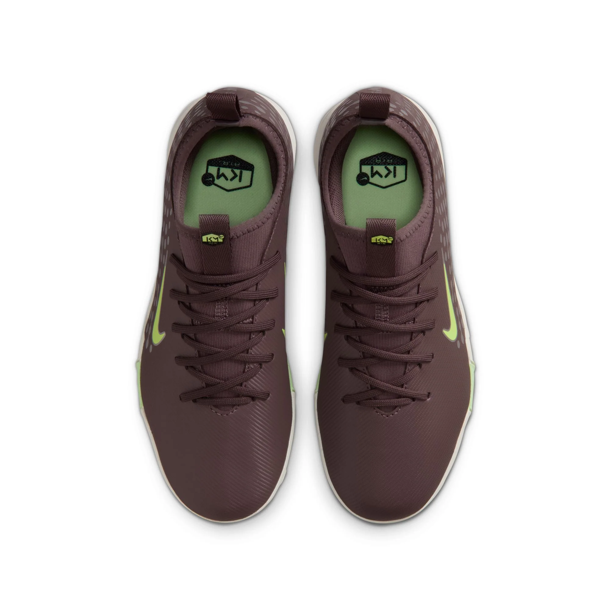 Nike Junior Zoom Mercurial Vapor 16 Academy "Kylian Mbappé"Academy TF Turf Soccer Cleats -  Plum Eclipse/Metallic Silver - Image 3