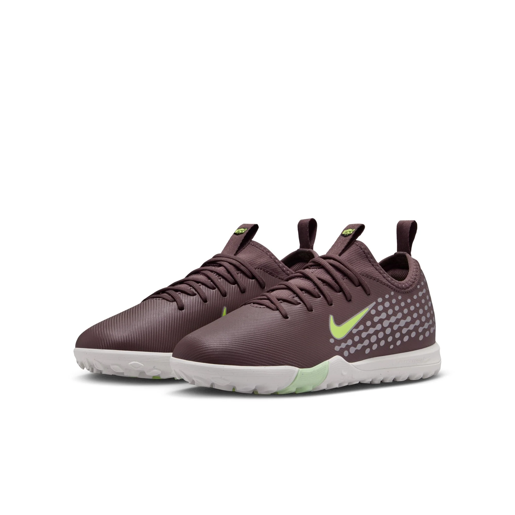 Nike Junior Zoom Mercurial Vapor 16 Academy "Kylian Mbappé"Academy TF Turf Soccer Cleats -  Plum Eclipse/Metallic Silver - Image 4