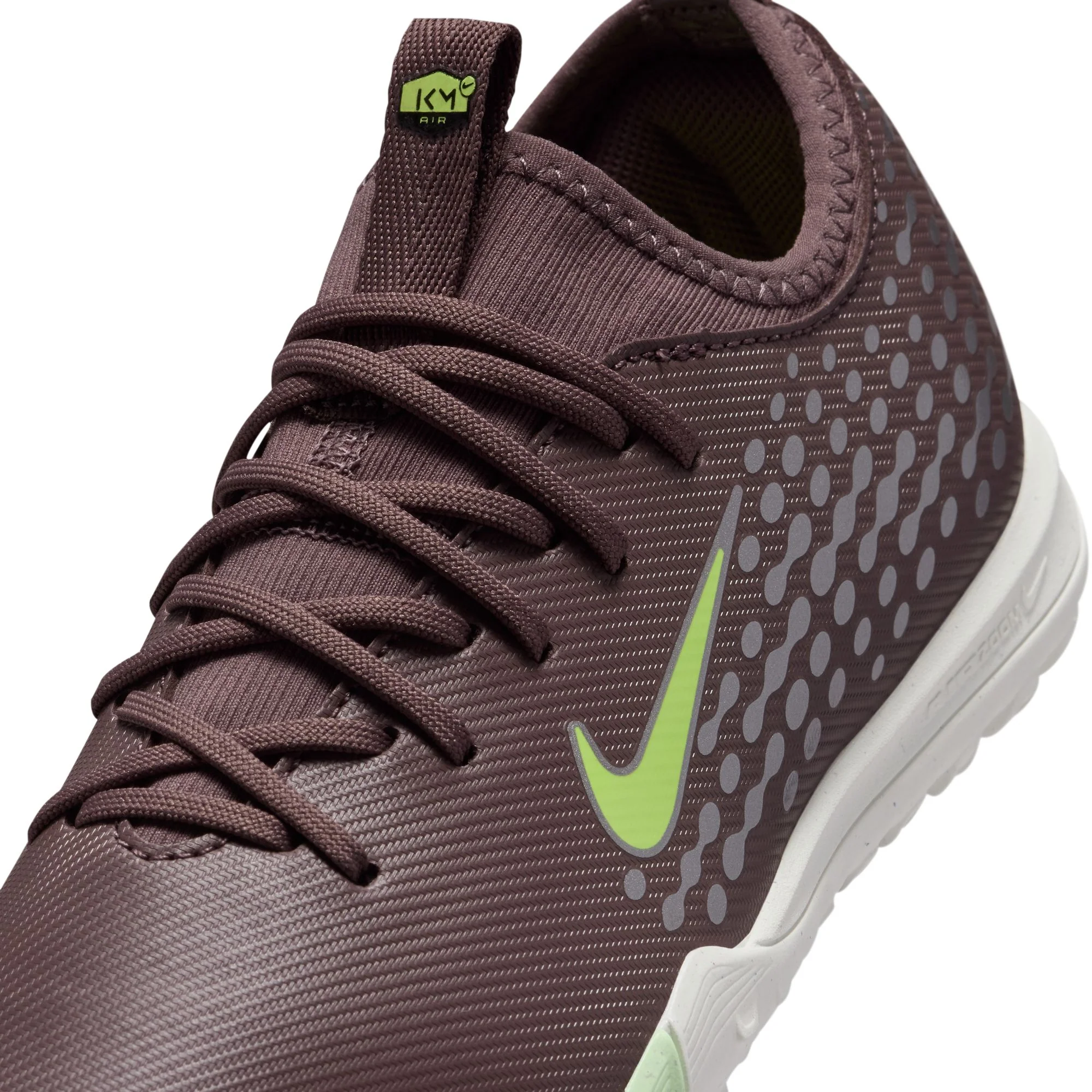 Nike Junior Zoom Mercurial Vapor 16 Academy "Kylian Mbappé"Academy TF Turf Soccer Cleats -  Plum Eclipse/Metallic Silver - Image 7