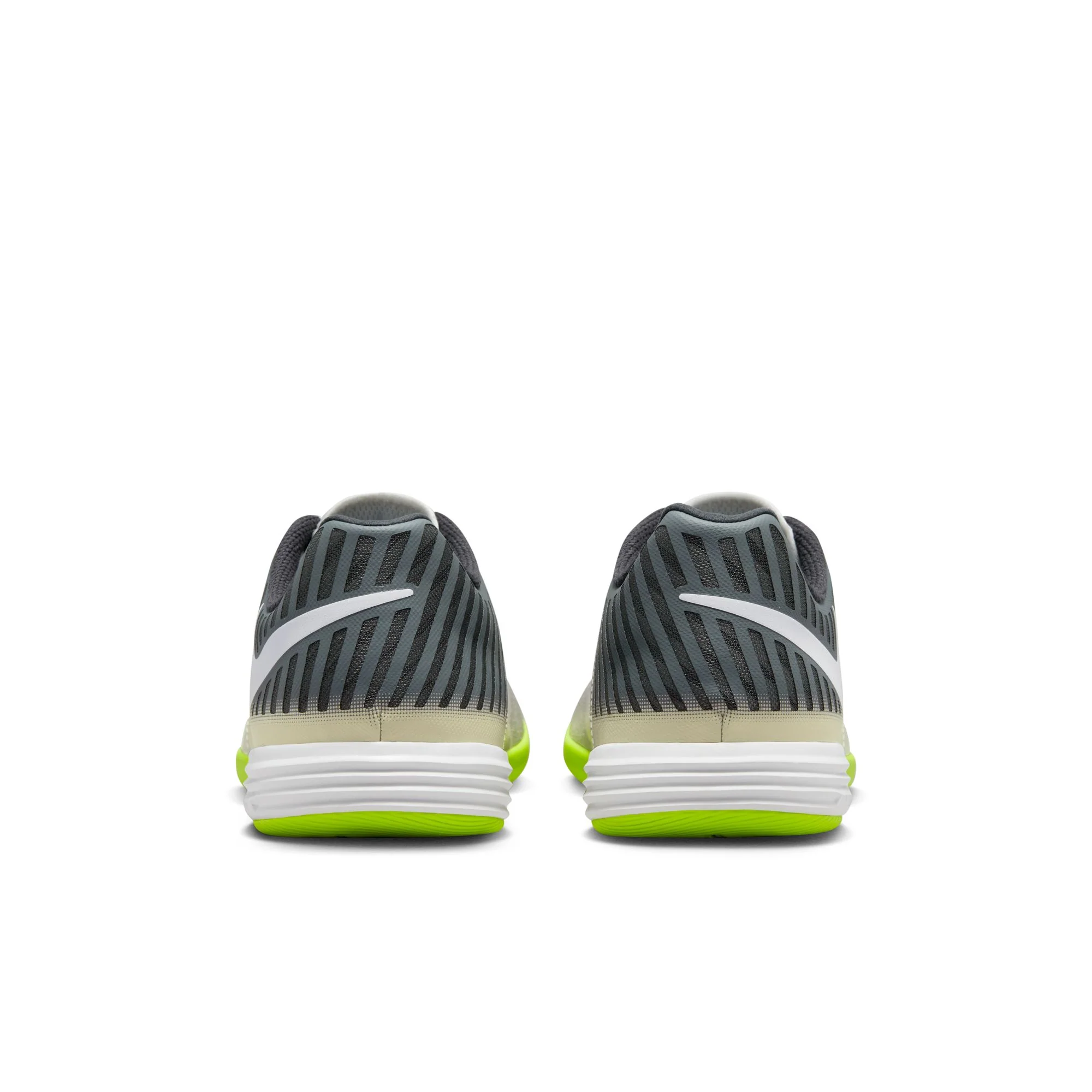 Nike Lunar Gato IN Indoor Soccer Shoes- Smoke Grey/White/Yellow/Anthracite - Image 5