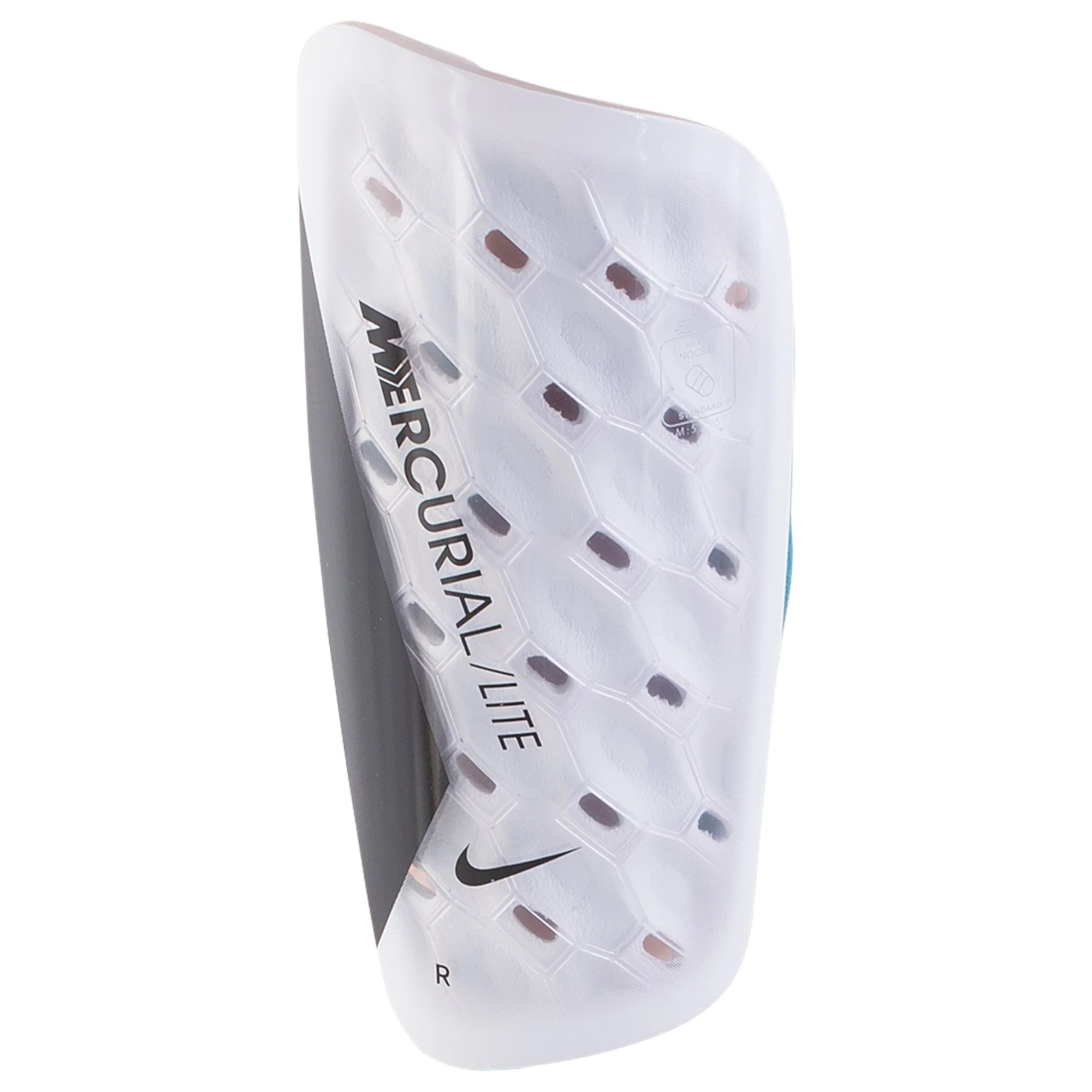 Nike Mercurial Lite Shin Guards - White/Black - Image 3