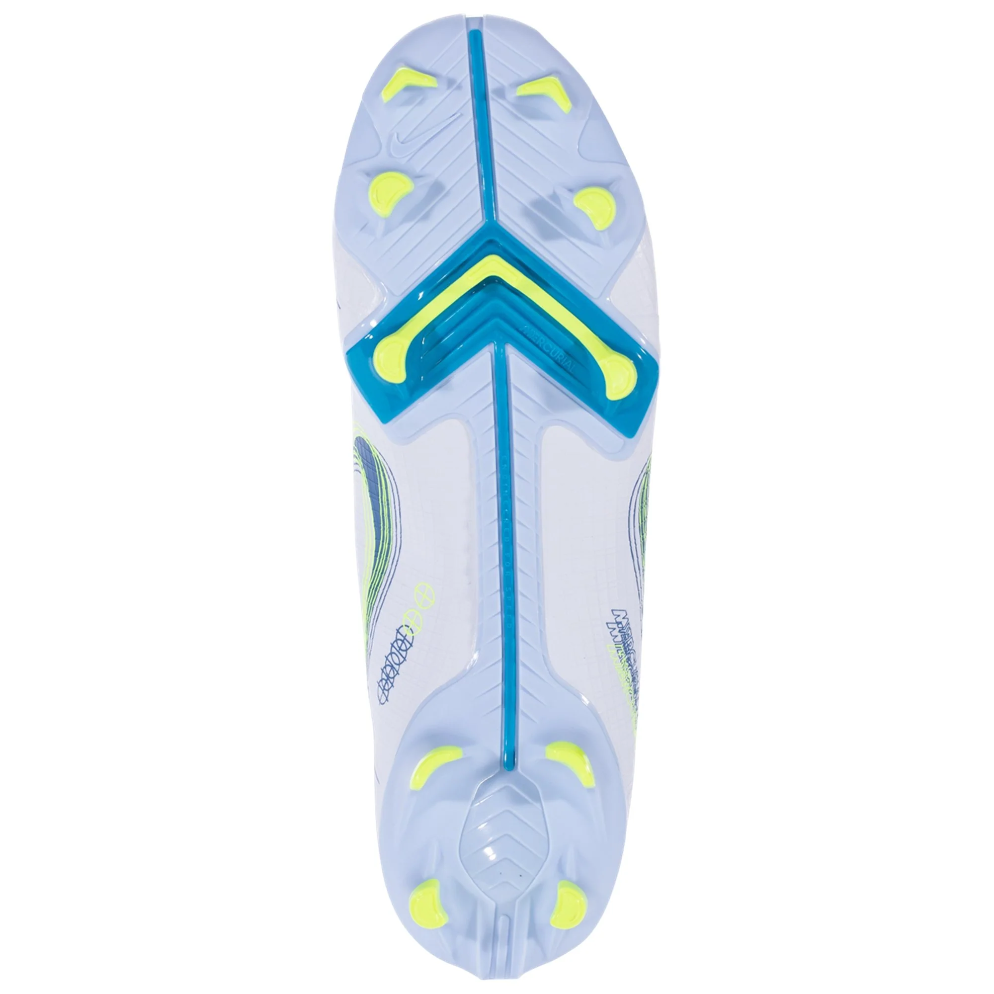 Nike Mercurial Superfly 8 Academy FG/MG Soccer Cleat - Grey/Blackened Blue/Light Marine/Laser Blue/Volt - Image 7