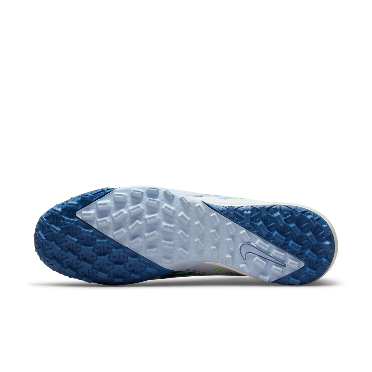 Nike Mercurial Superfly 8 Academy TF Artificial Turf Soccer Shoe - Grey/Blackened Blue/Light Marine/Laser Blue/Volt - Image 8