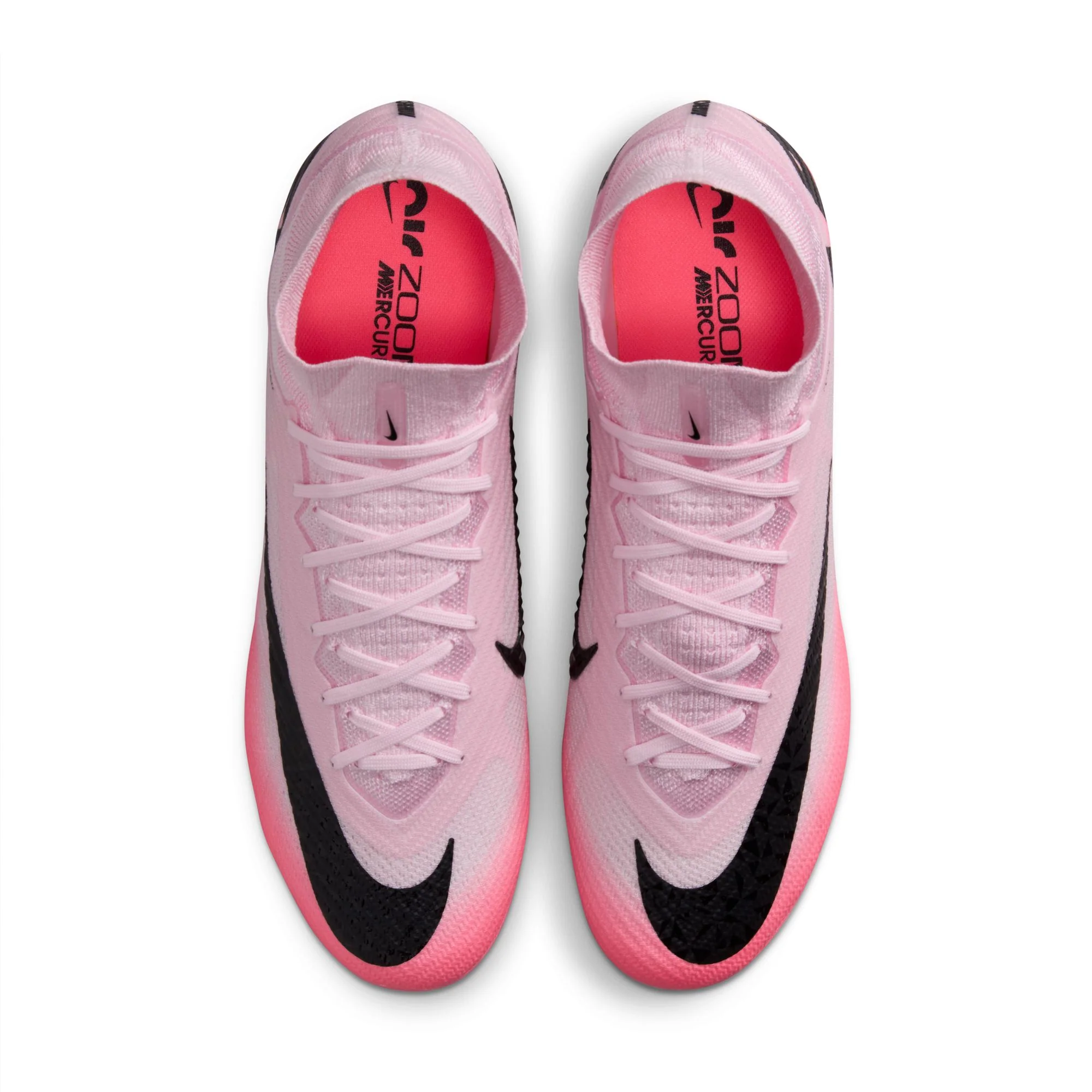 Nike Mercurial Superfly 9 Elite FG Firm Ground Soccer Cleats- Pink Foam/Black - Image 3