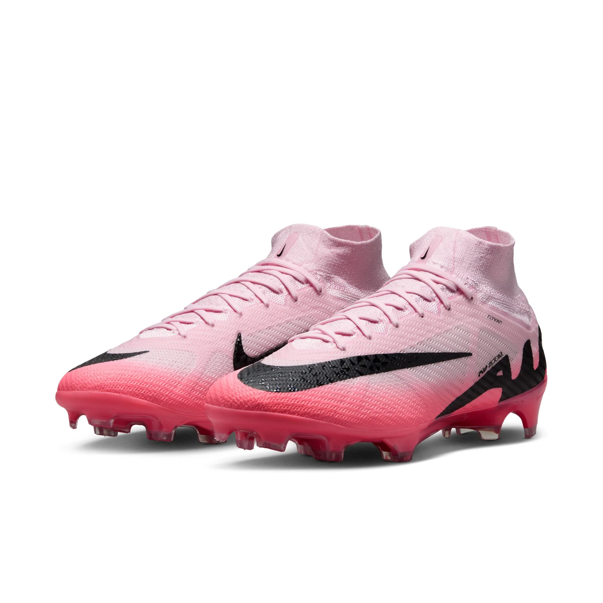 Nike Mercurial Superfly 9 Elite FG Firm Ground Soccer Cleats- Pink Foam/Black - Image 4